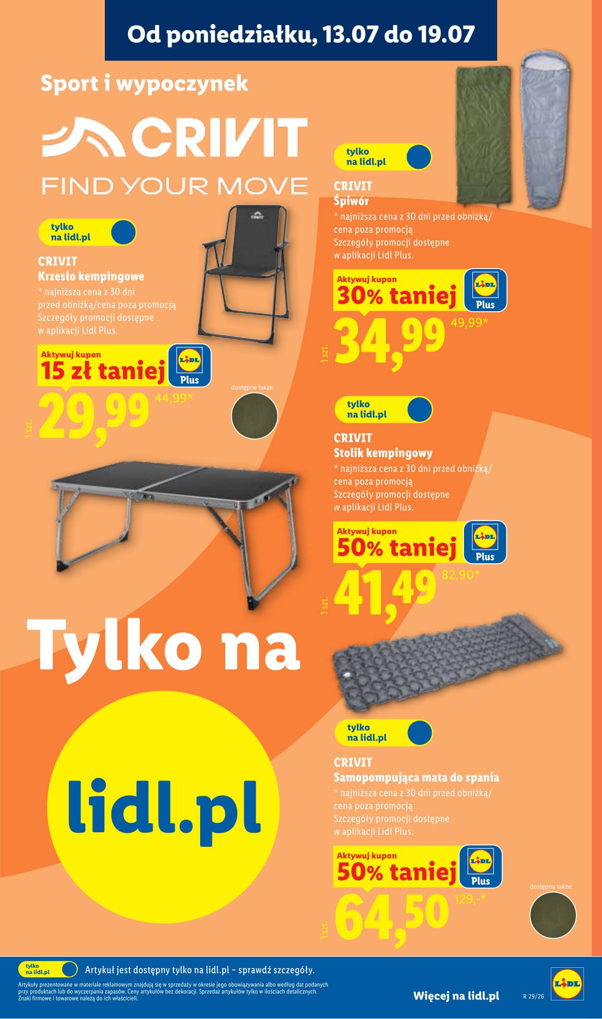 Lidl Lenkija - Katalog ważny od 13.07 31 puslapis