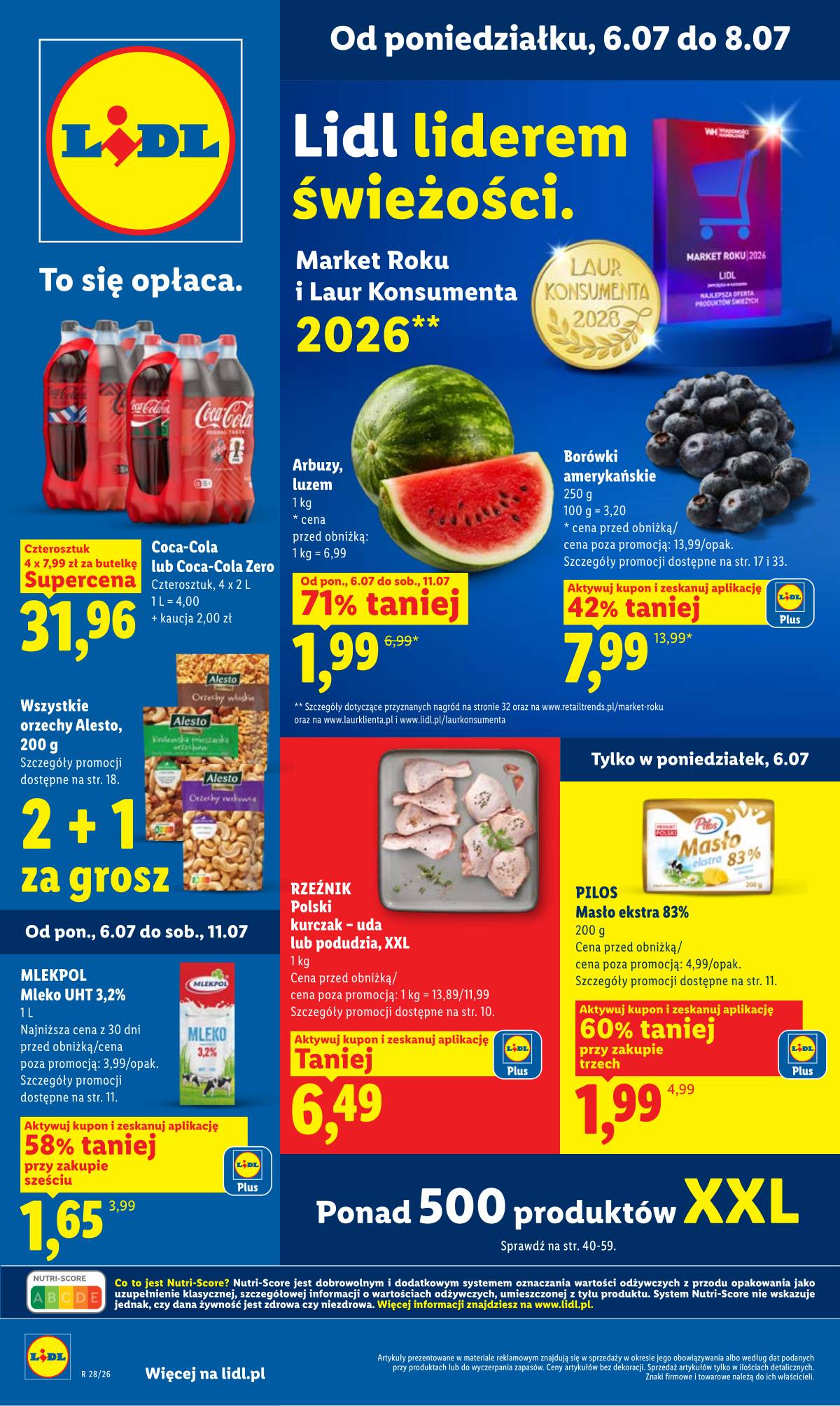 Lidl Lenkija - Gazetka ważna od 6.07 do 8.07 1 puslapis