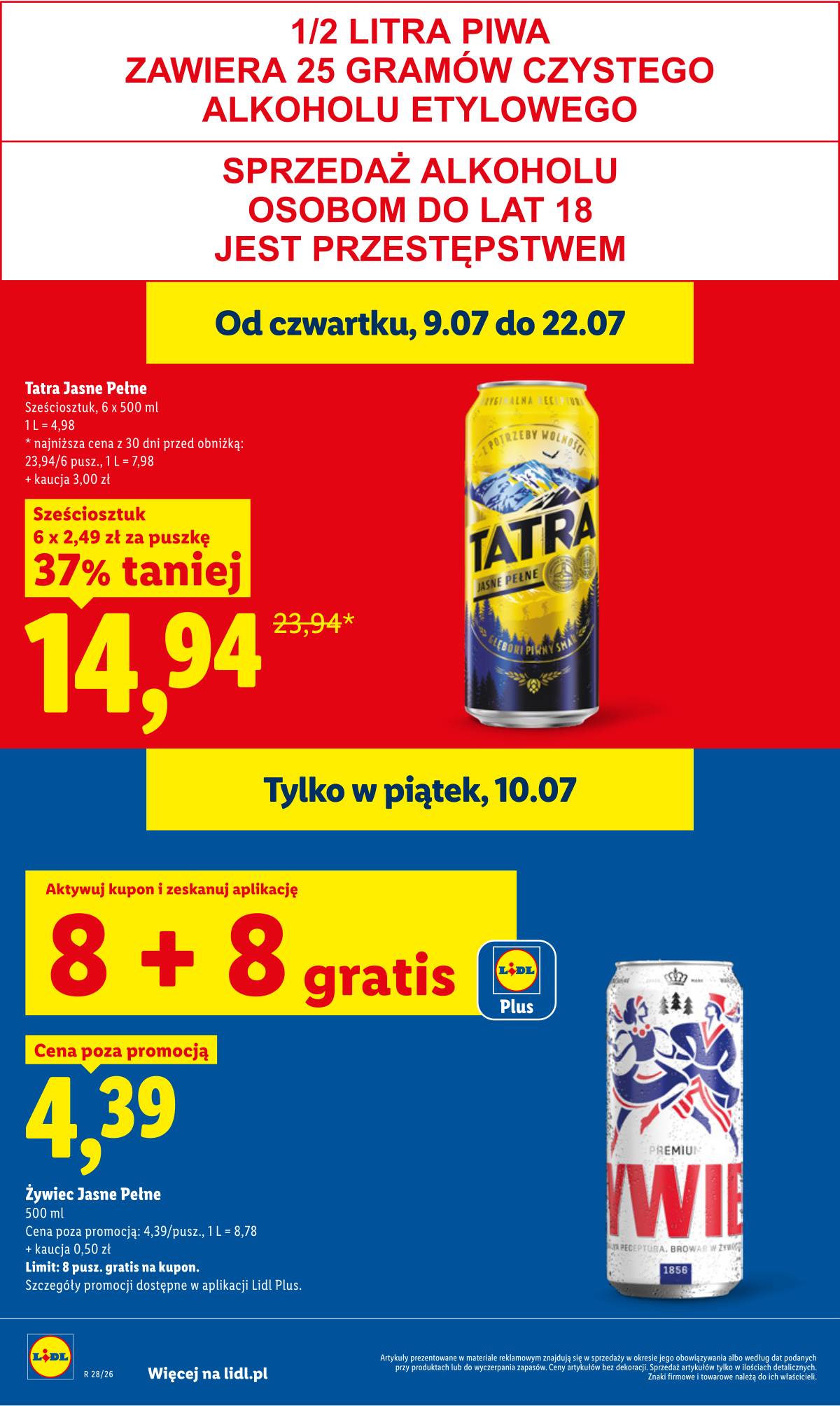 Lidl Lenkija - Gazetka ważna od 9.07 do 11.07 22 puslapis