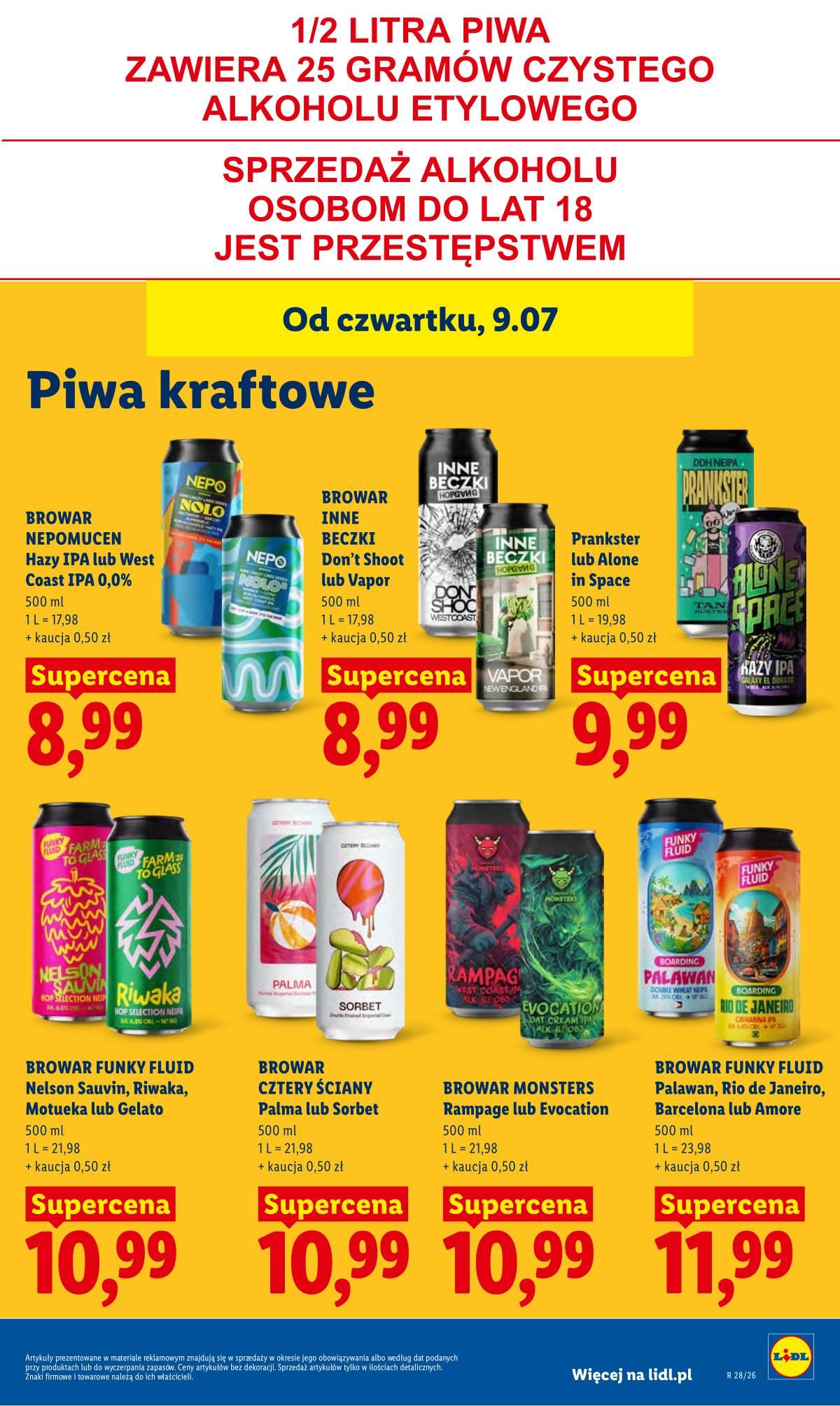 Lidl Lenkija - Gazetka ważna od 9.07 do 11.07 73 puslapis
