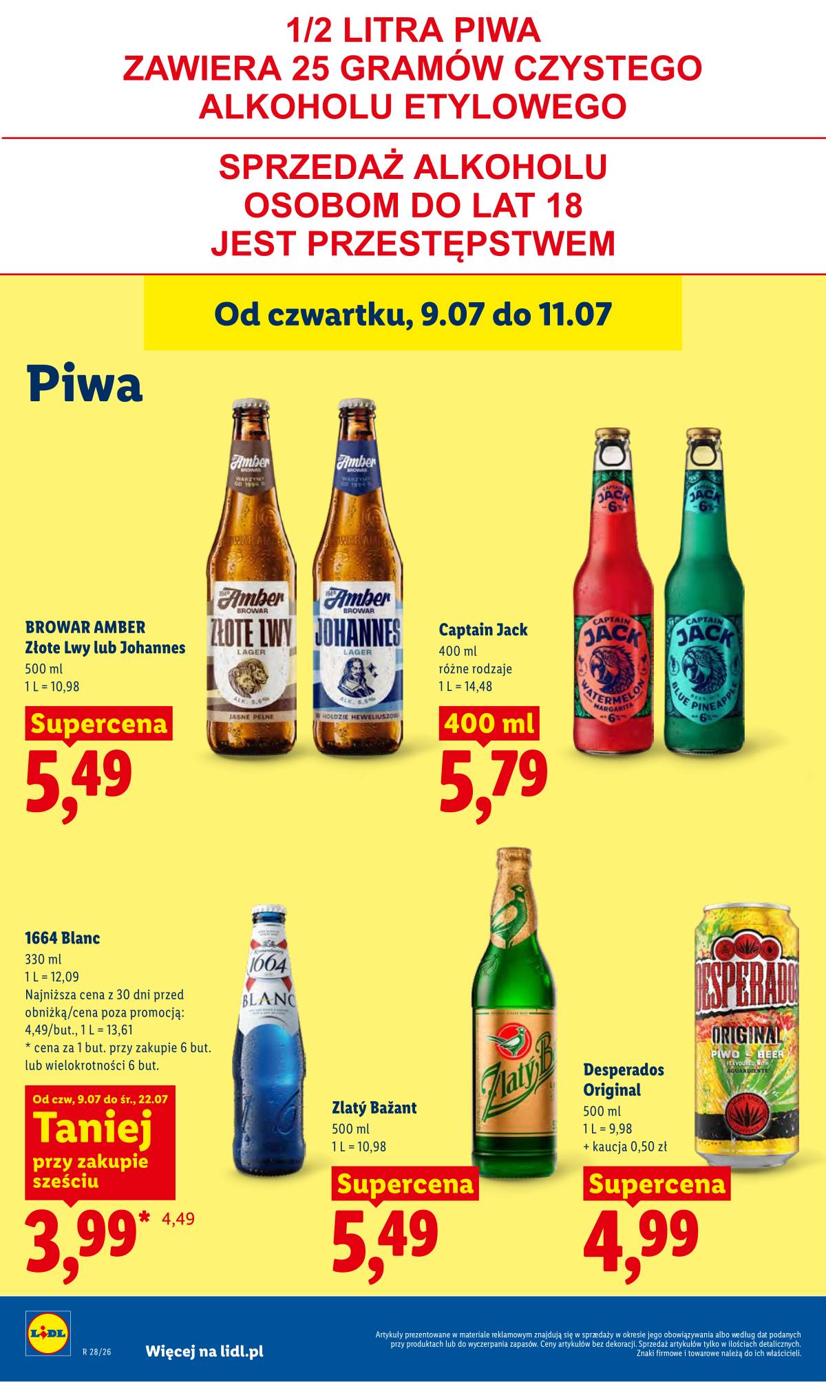 Lidl Lenkija - Gazetka ważna od 9.07 do 11.07 74 puslapis