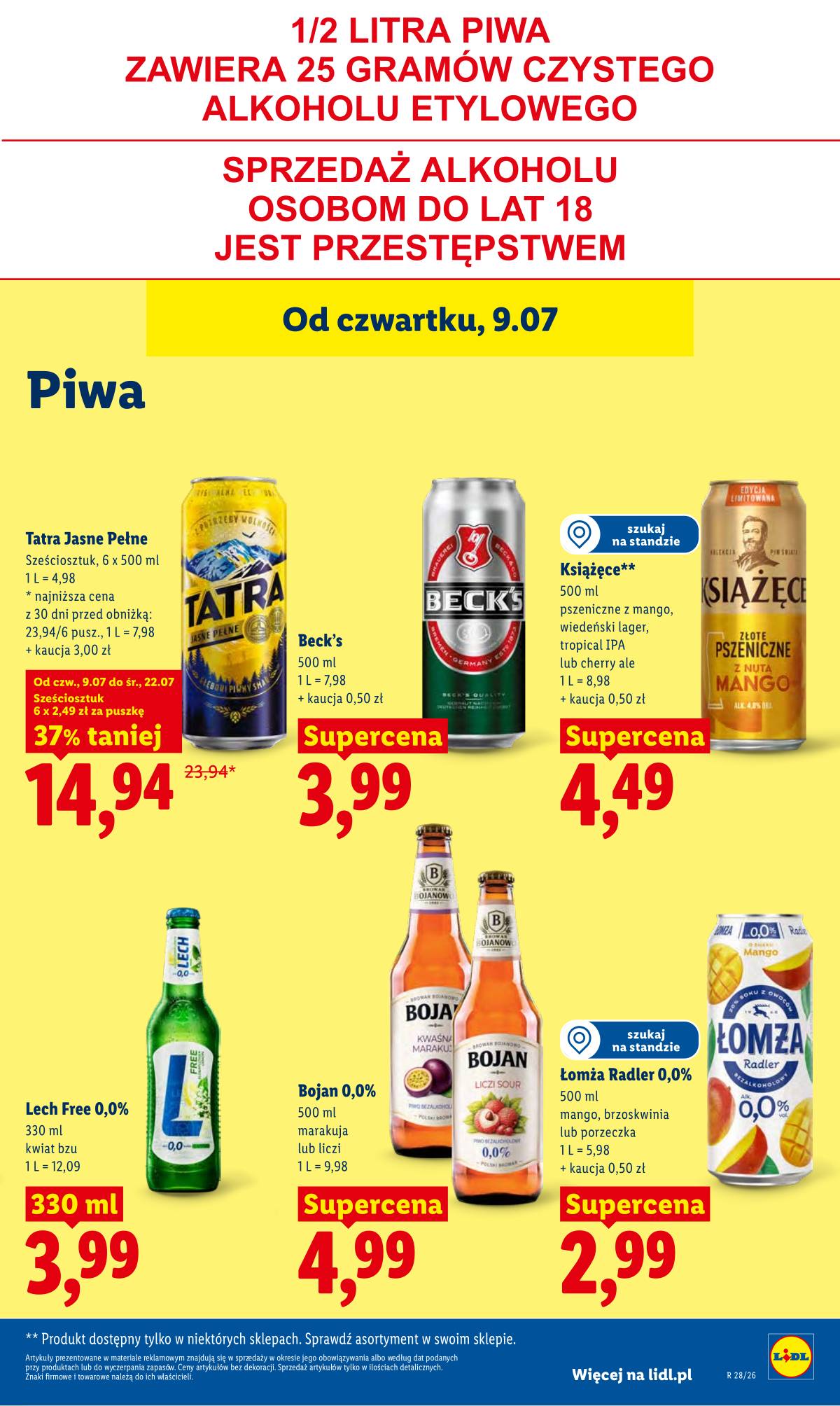 Lidl Lenkija - Gazetka ważna od 9.07 do 11.07 75 puslapis