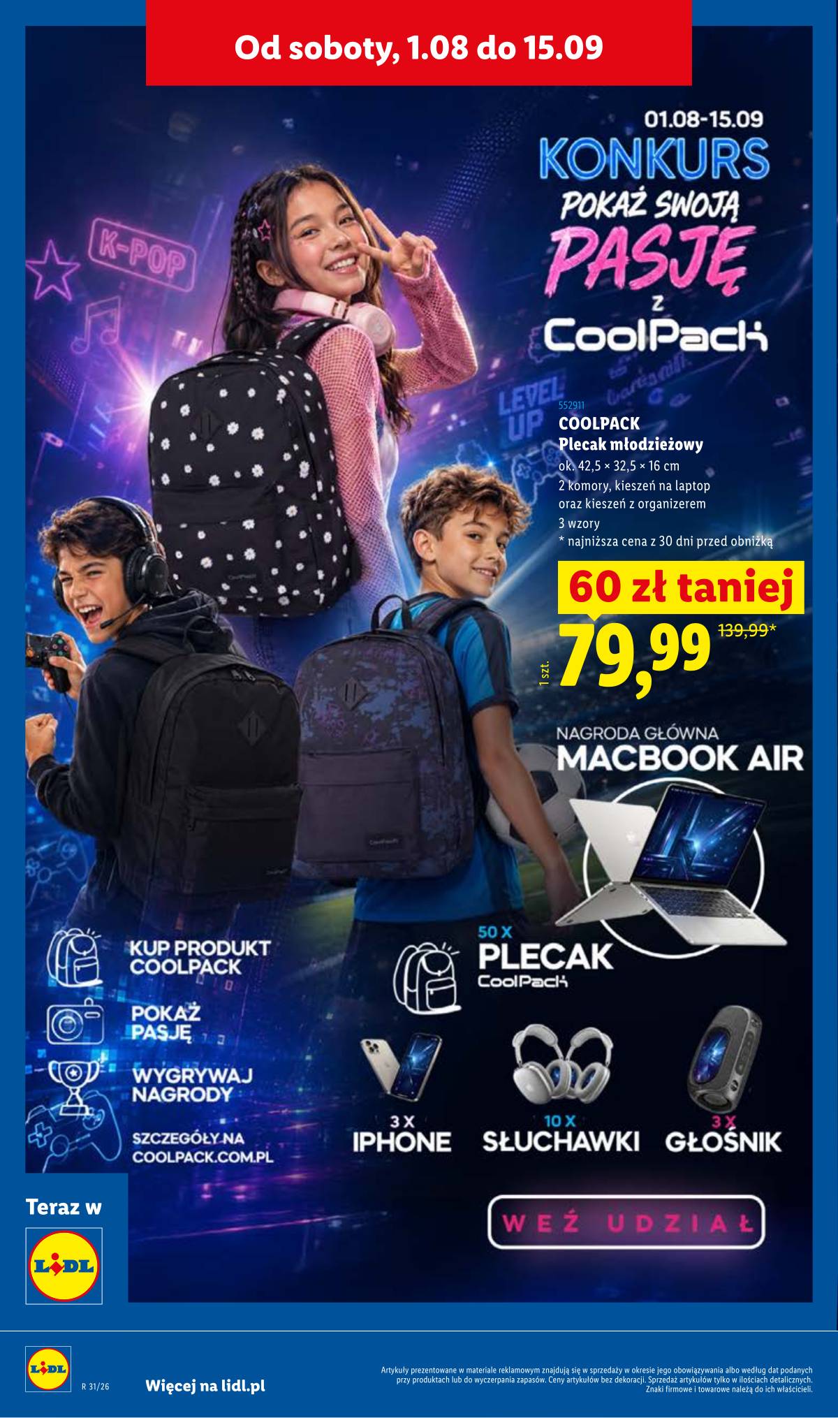 Lidl Lenkija - Kompletna wyprawka w megacenach 64 puslapis