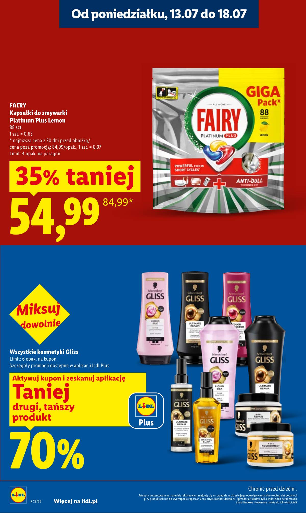 Lidl Lenkija - Gazetka ważna od 13.07 do 15.07 18 puslapis