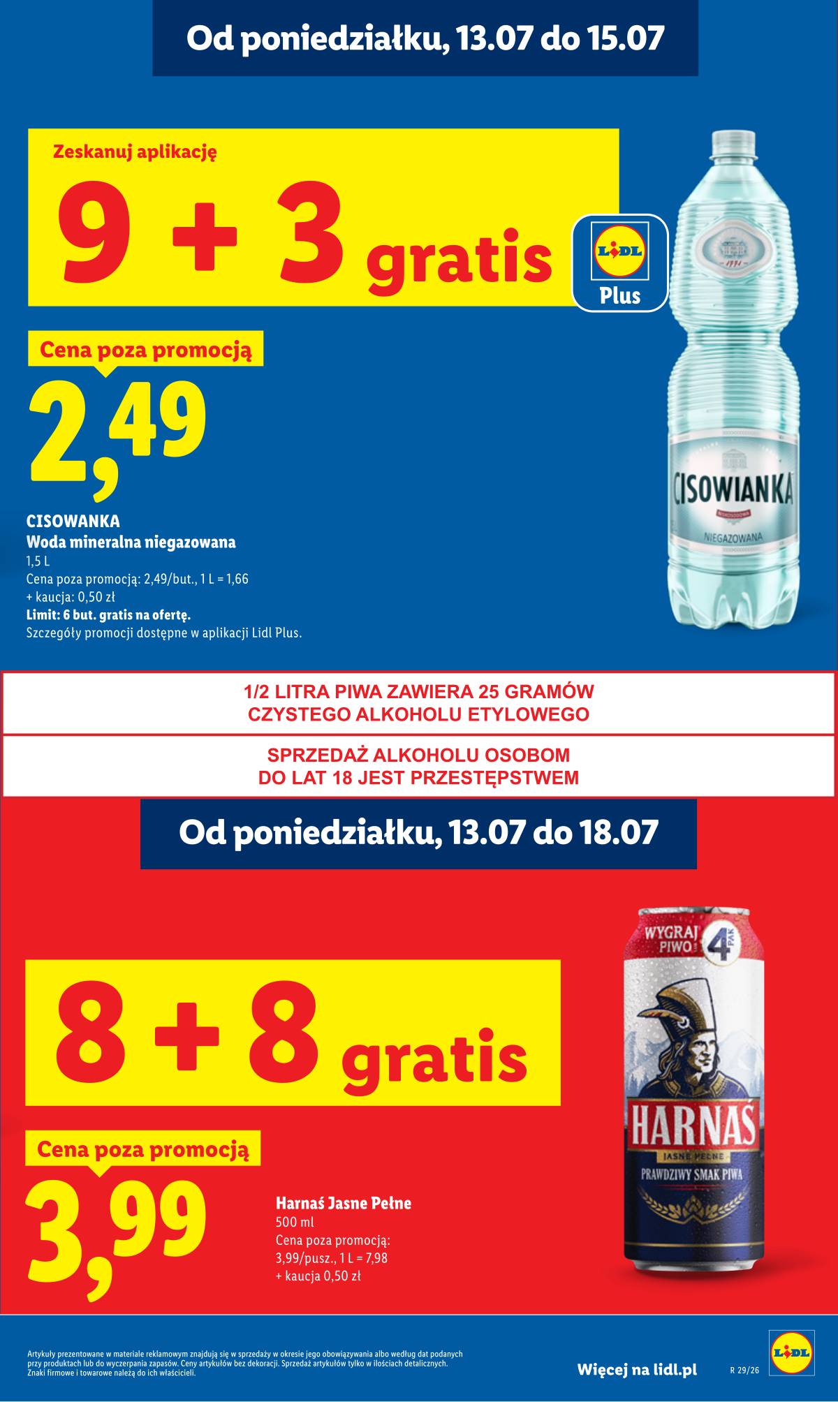 Lidl Lenkija - Gazetka ważna od 13.07 do 15.07 19 puslapis