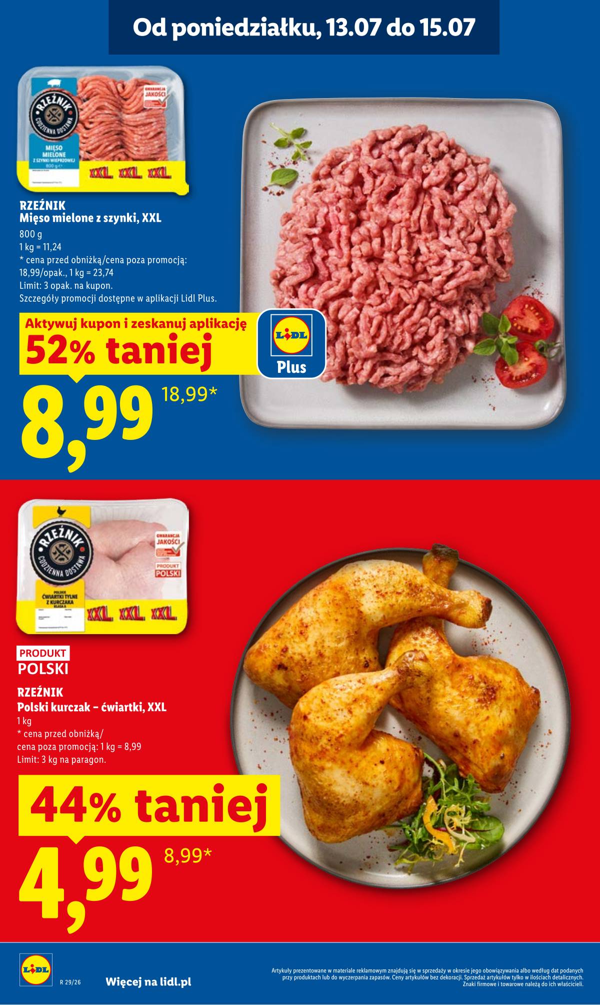 Lidl Lenkija - Gazetka ważna od 13.07 do 15.07 2 puslapis