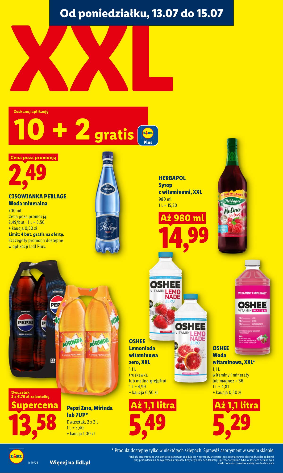 Lidl Lenkija - Gazetka ważna od 13.07 do 15.07 60 puslapis