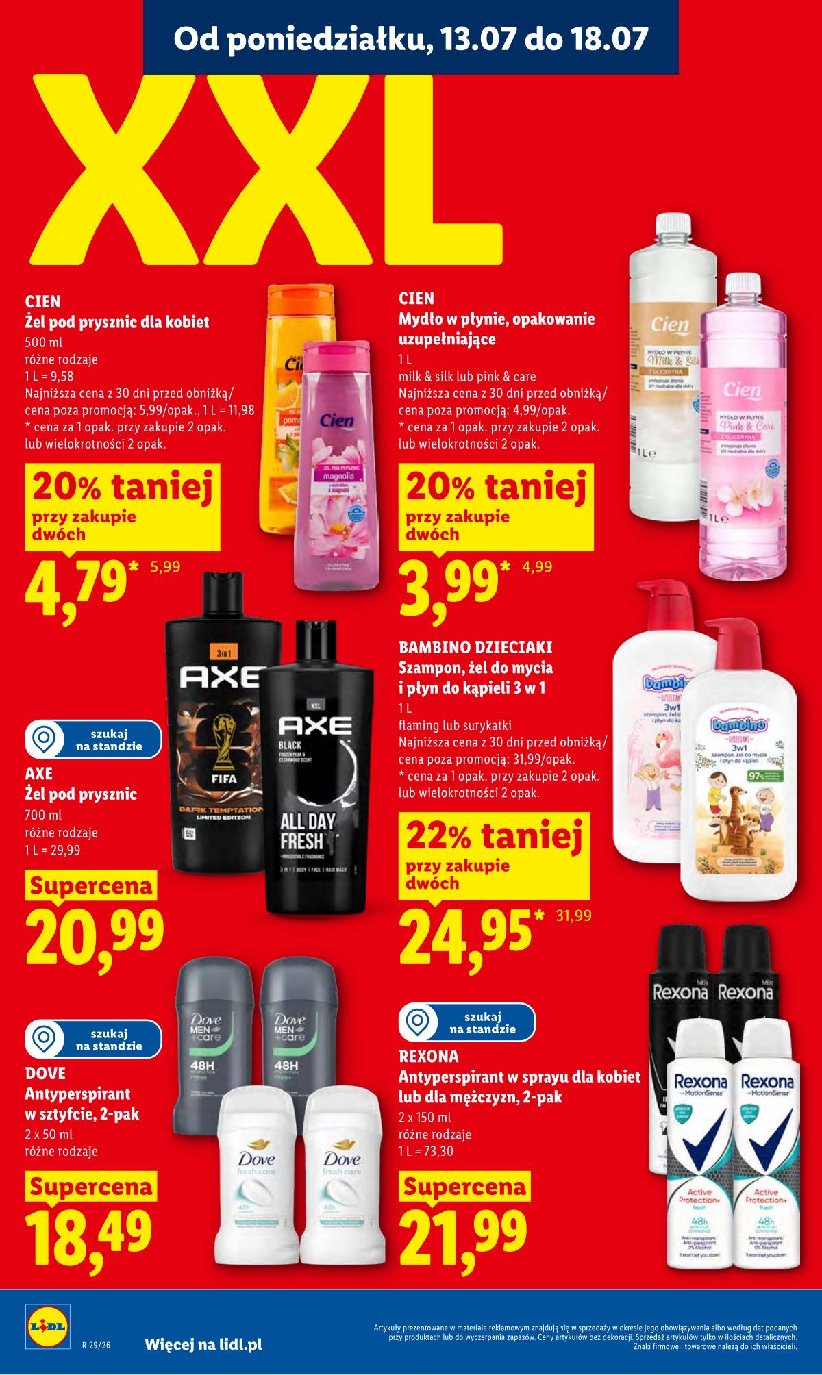 Lidl Lenkija - Gazetka ważna od 13.07 do 15.07 62 puslapis