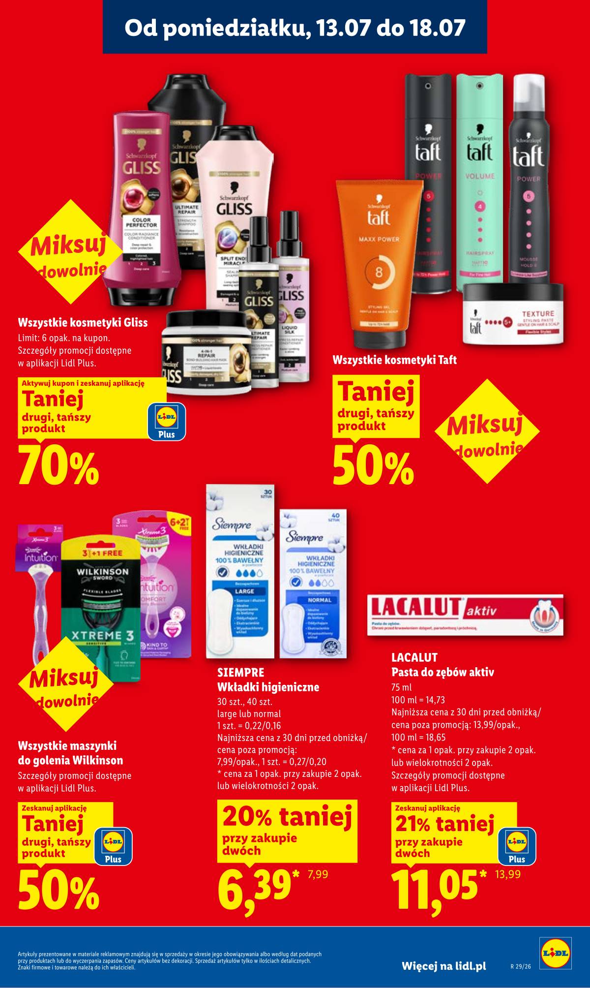 Lidl Lenkija - Gazetka ważna od 13.07 do 15.07 63 puslapis