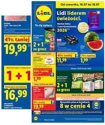 Lidl Lenkija - Gazetka ważna od 16.07 do 18.07 2026-07-16 – 2026-07-18