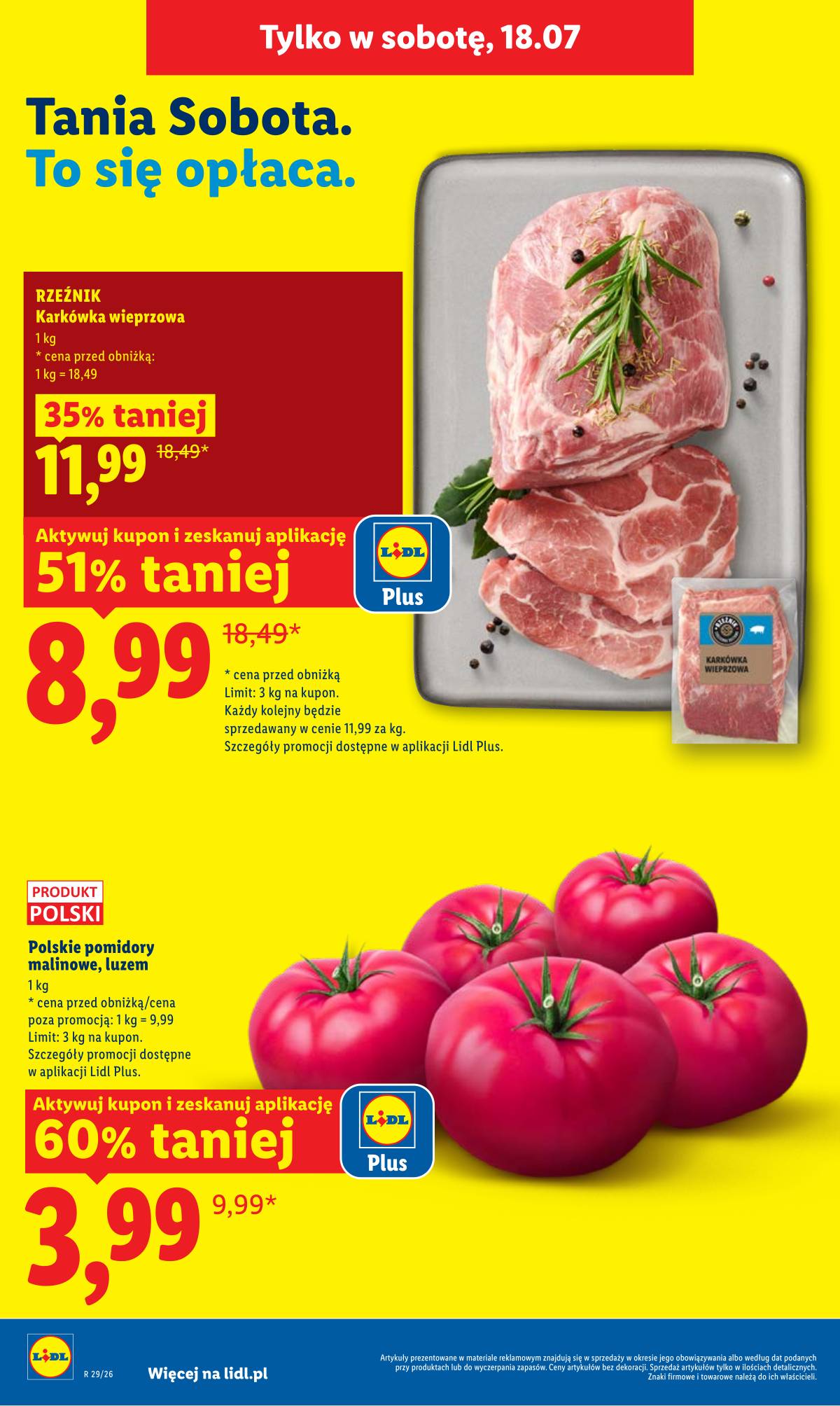 Lidl Lenkija - Gazetka ważna od 16.07 do 18.07 2 puslapis