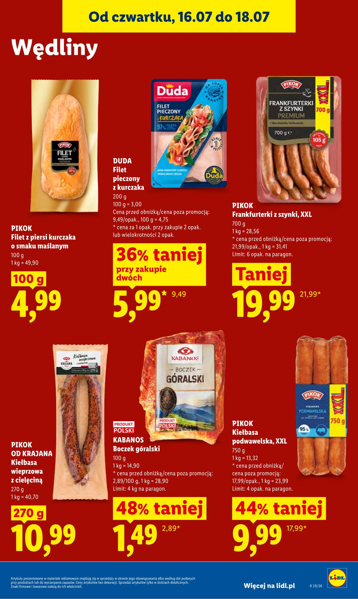Lidl Lenkija - Gazetka ważna od 16.07 do 18.07 63 puslapis