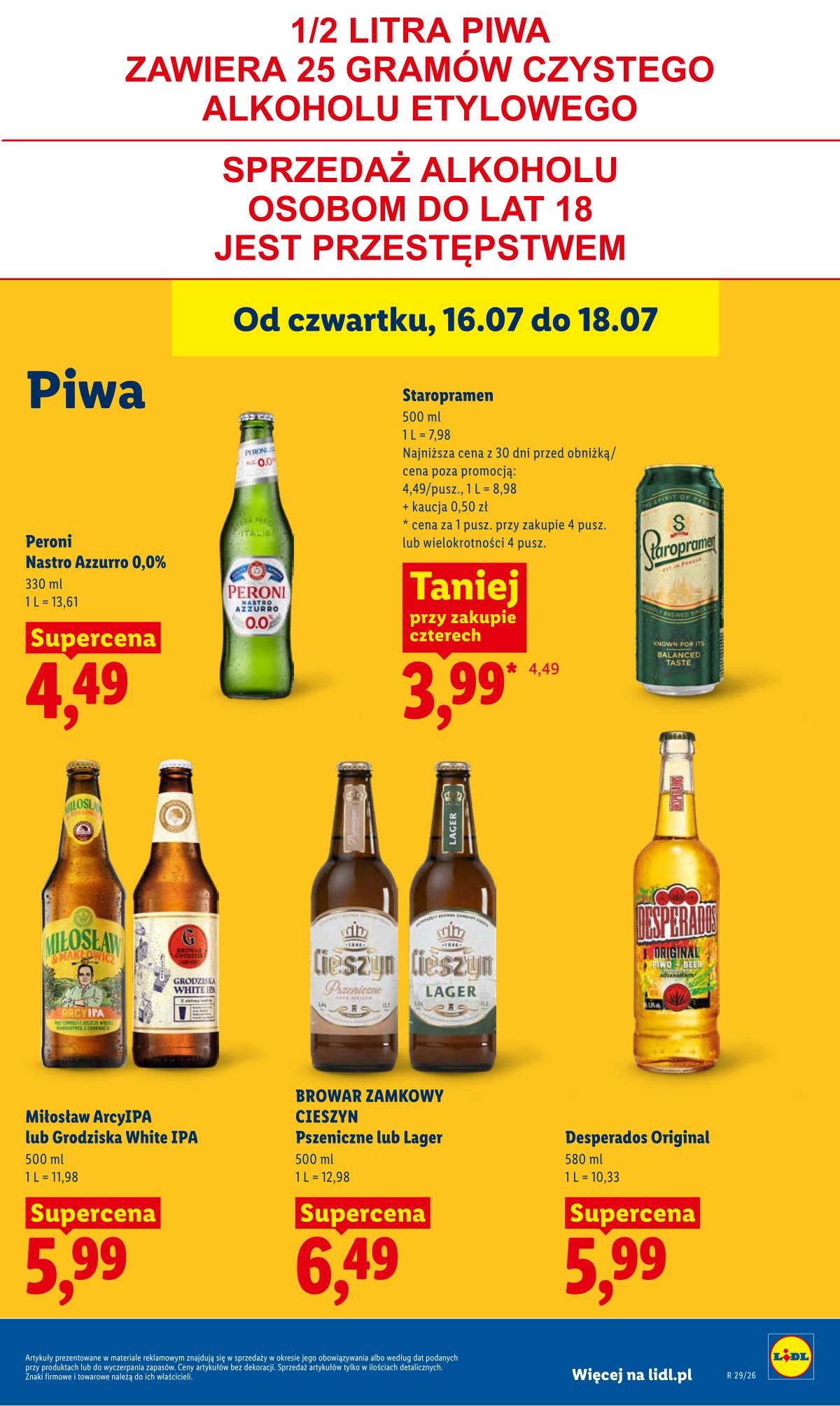 Lidl Lenkija - Gazetka ważna od 16.07 do 18.07 81 puslapis