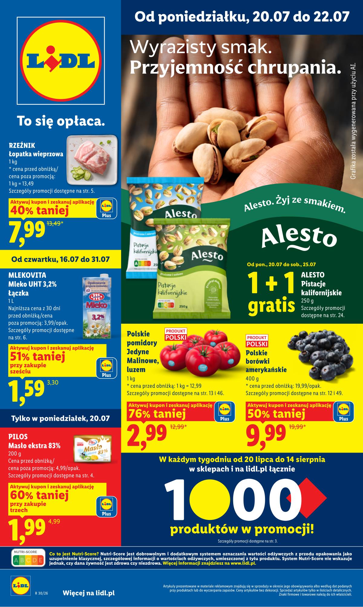 Lidl Lenkija - Gazetka ważna od 20.07 do 22.07 1 puslapis