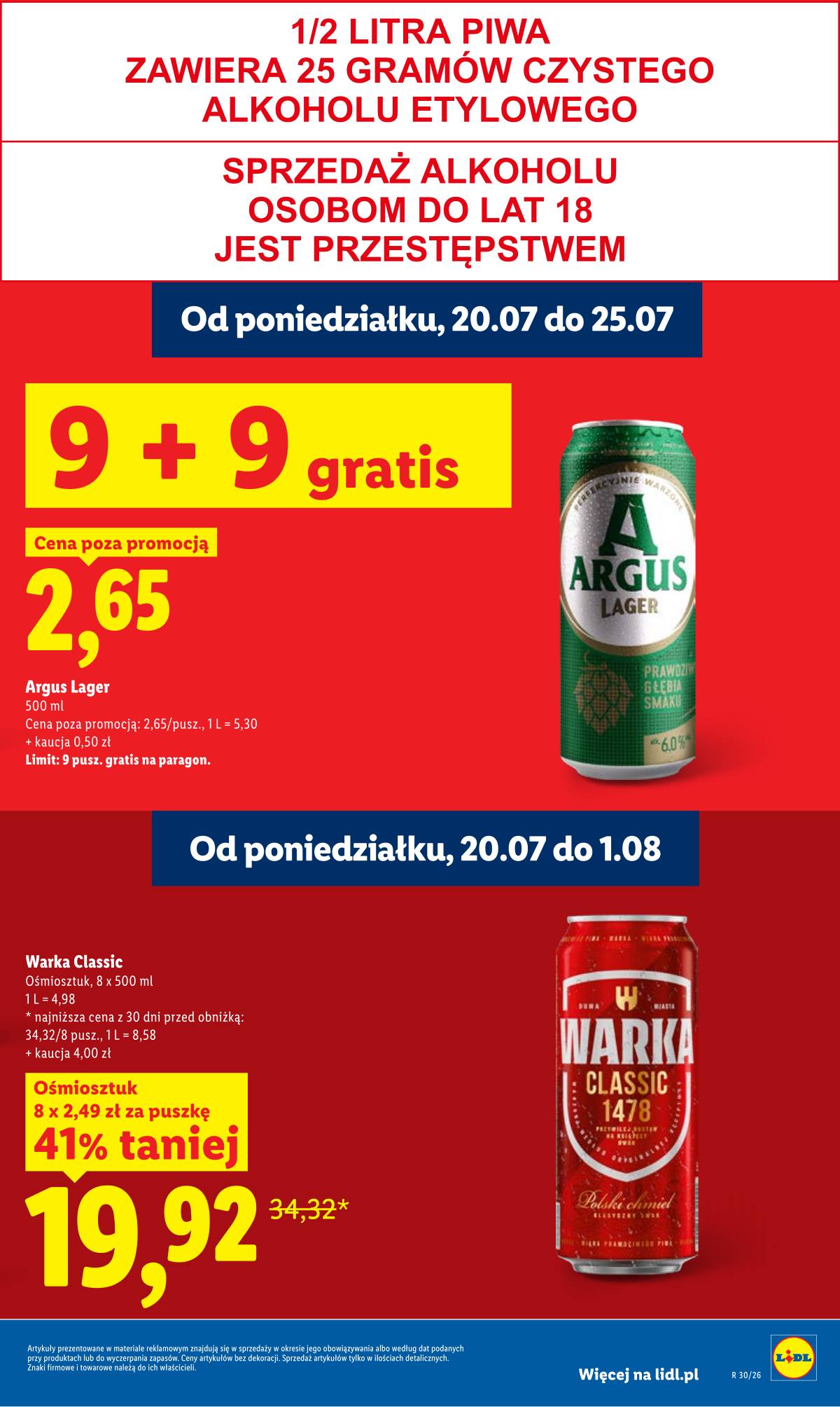 Lidl Lenkija - Gazetka ważna od 20.07 do 22.07 23 puslapis