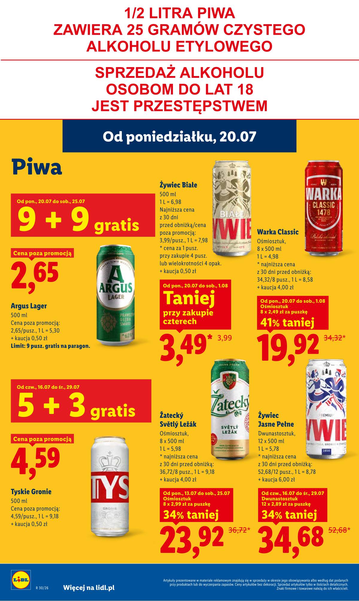 Lidl Lenkija - Gazetka ważna od 20.07 do 22.07 78 puslapis