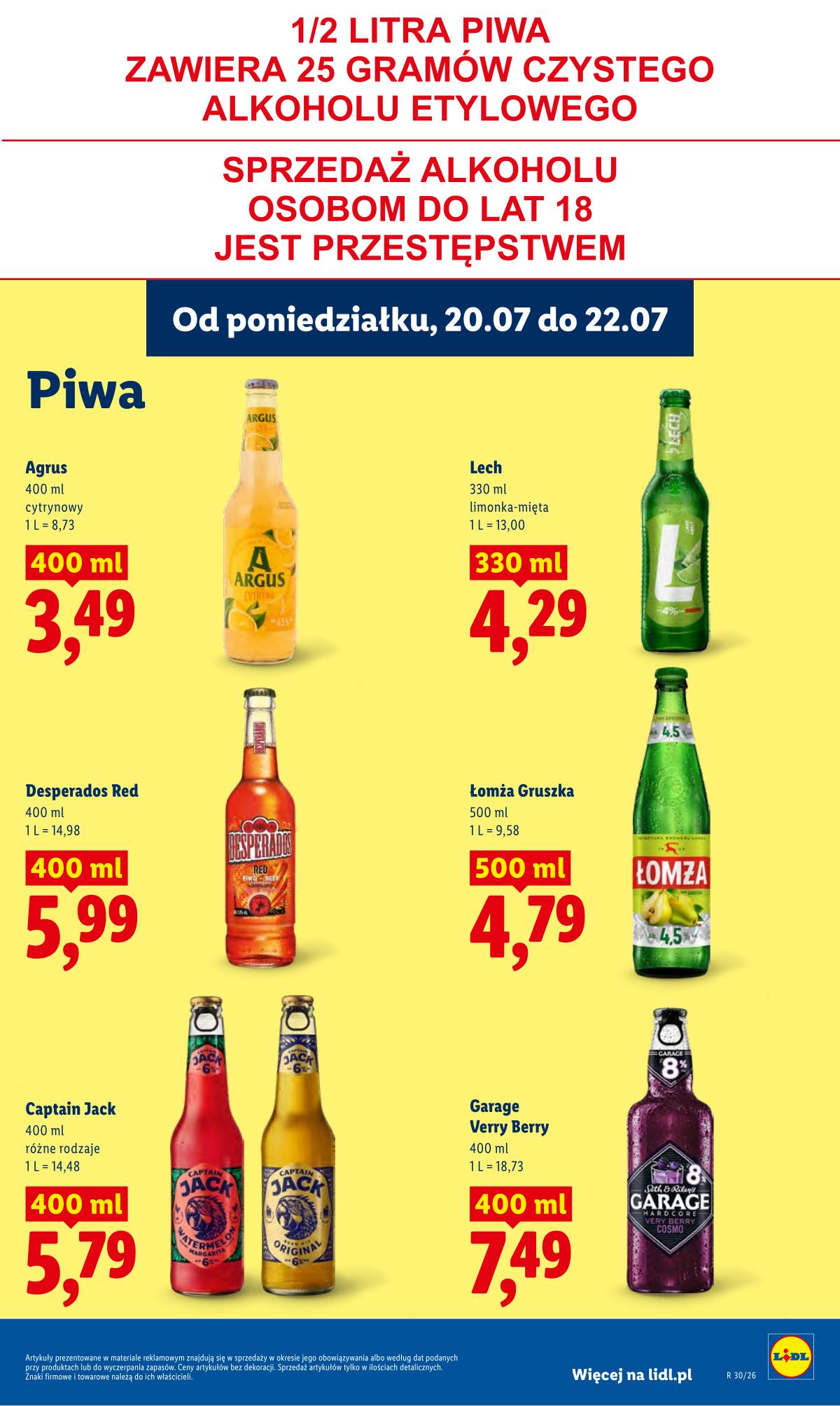 Lidl Lenkija - Gazetka ważna od 20.07 do 22.07 79 puslapis