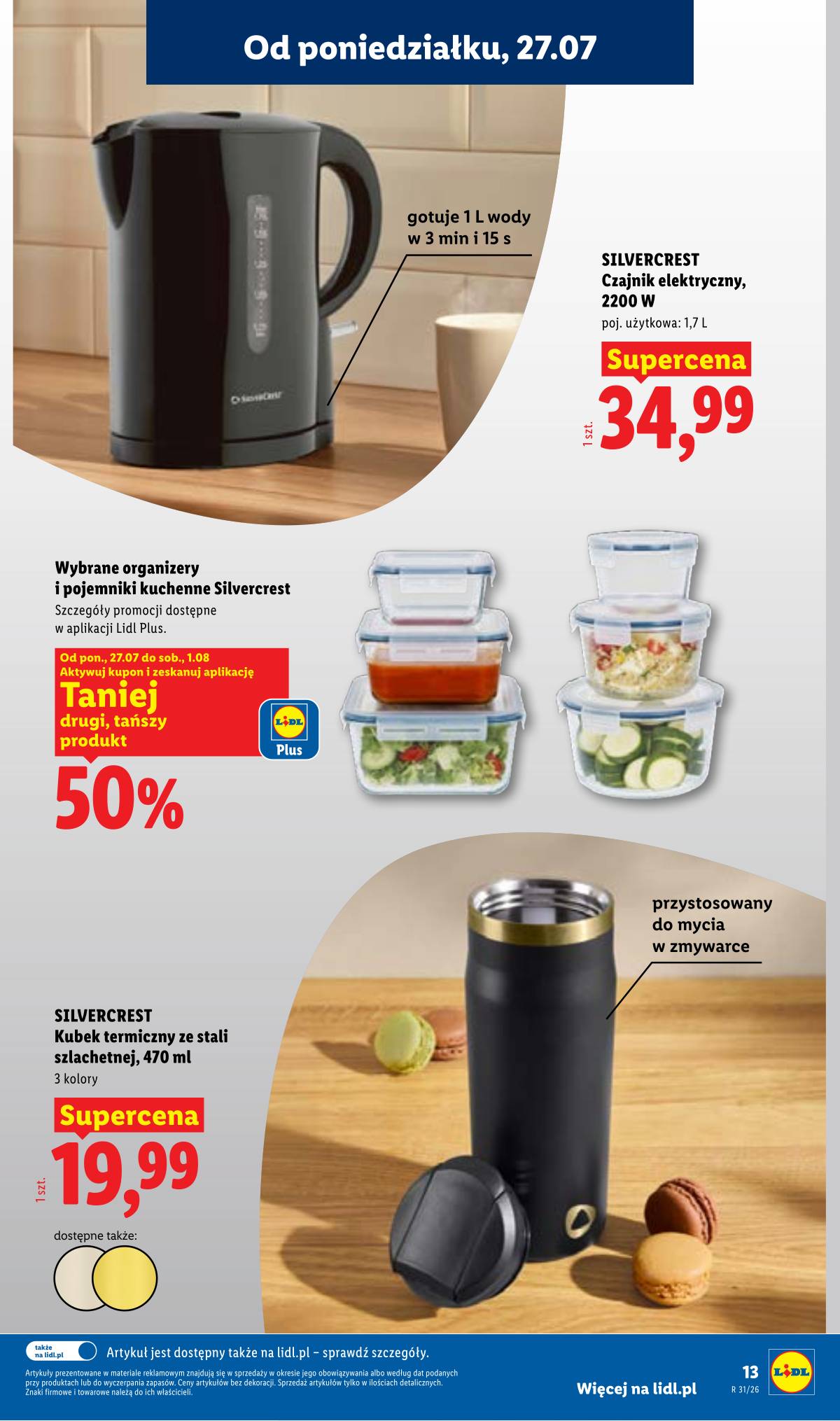 Lidl Lenkija - Gazetka ważna od 27.07. do 01.08. 13 puslapis