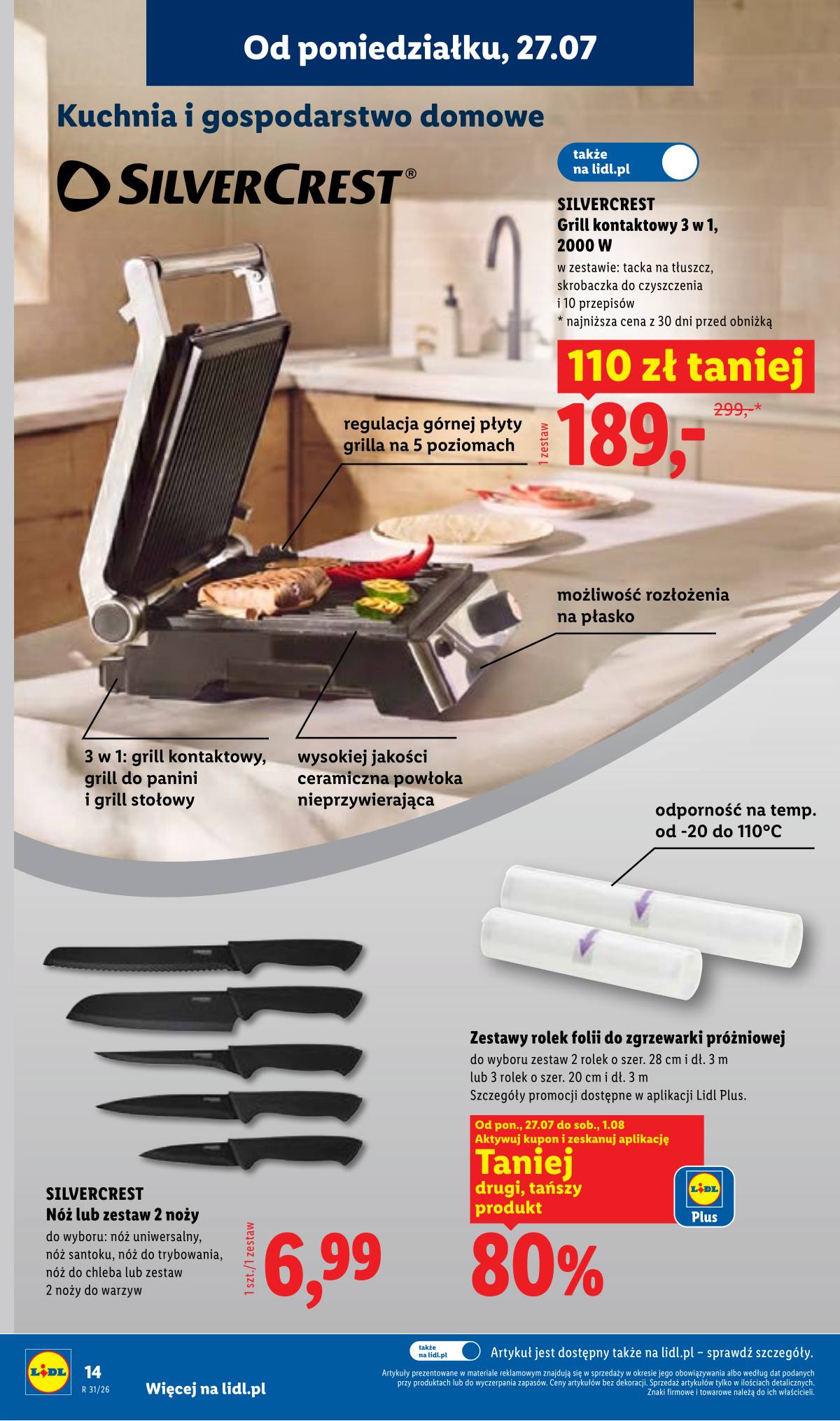Lidl Lenkija - Gazetka ważna od 27.07. do 01.08. 14 puslapis