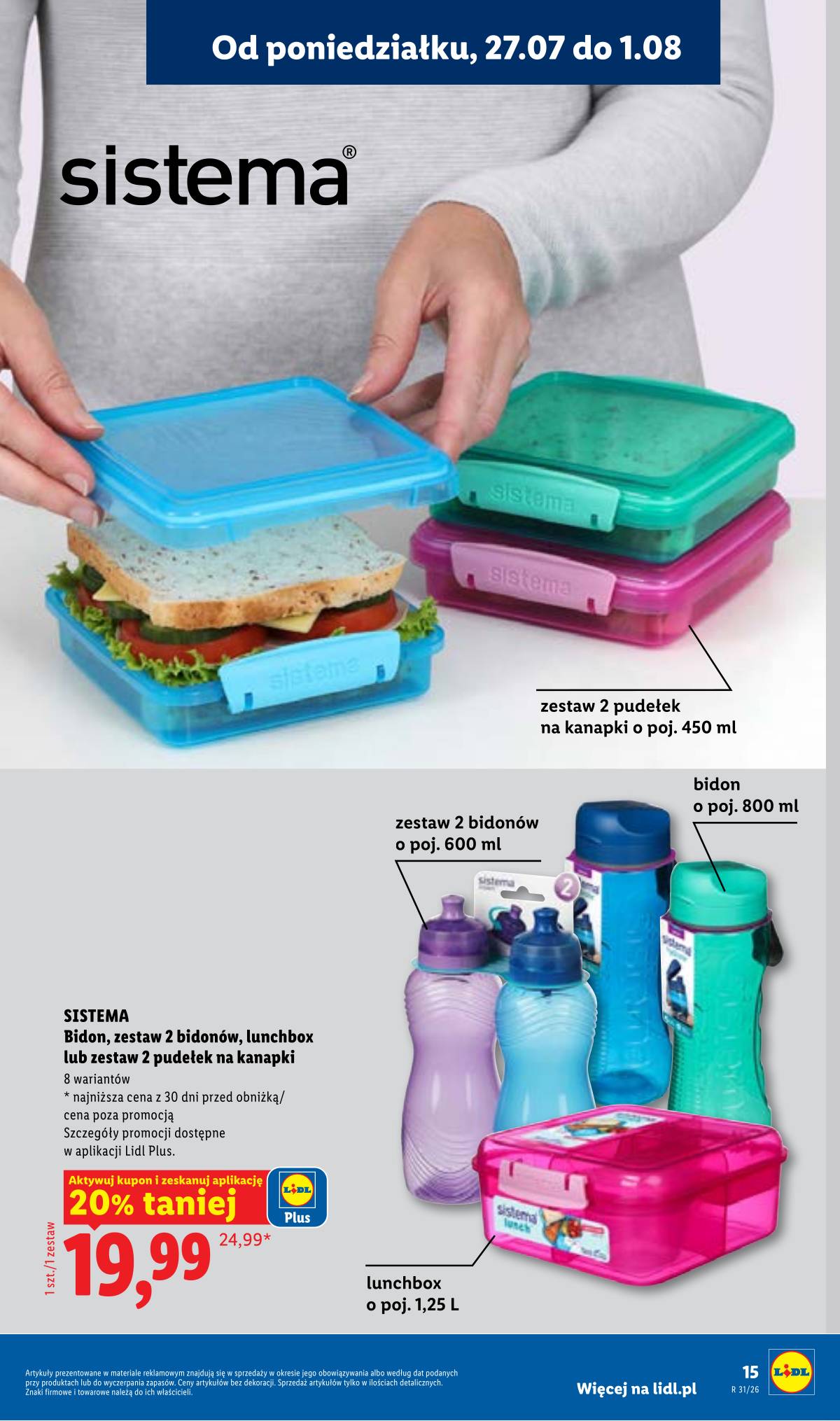 Lidl Lenkija - Gazetka ważna od 27.07. do 01.08. 15 puslapis