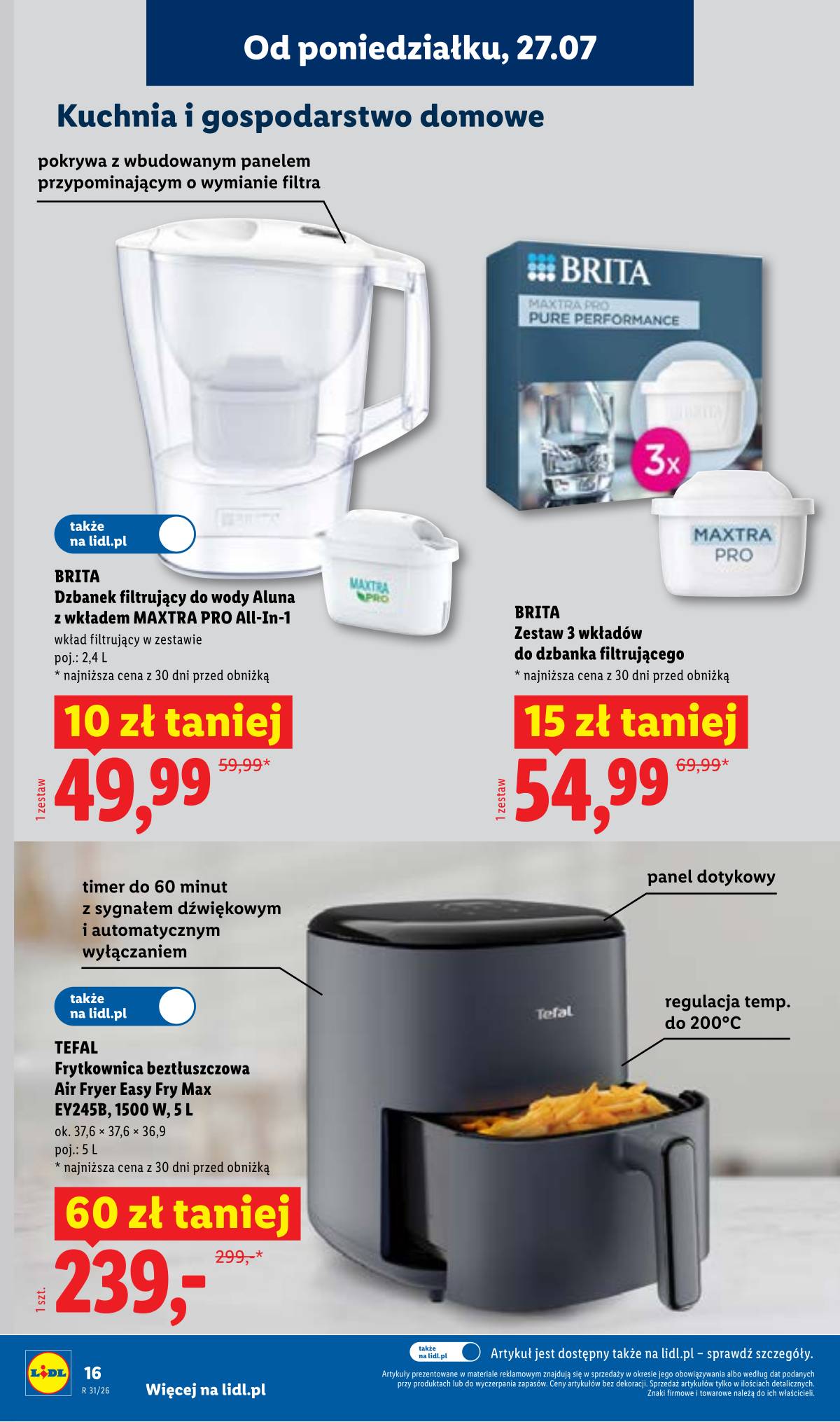 Lidl Lenkija - Gazetka ważna od 27.07. do 01.08. 16 puslapis