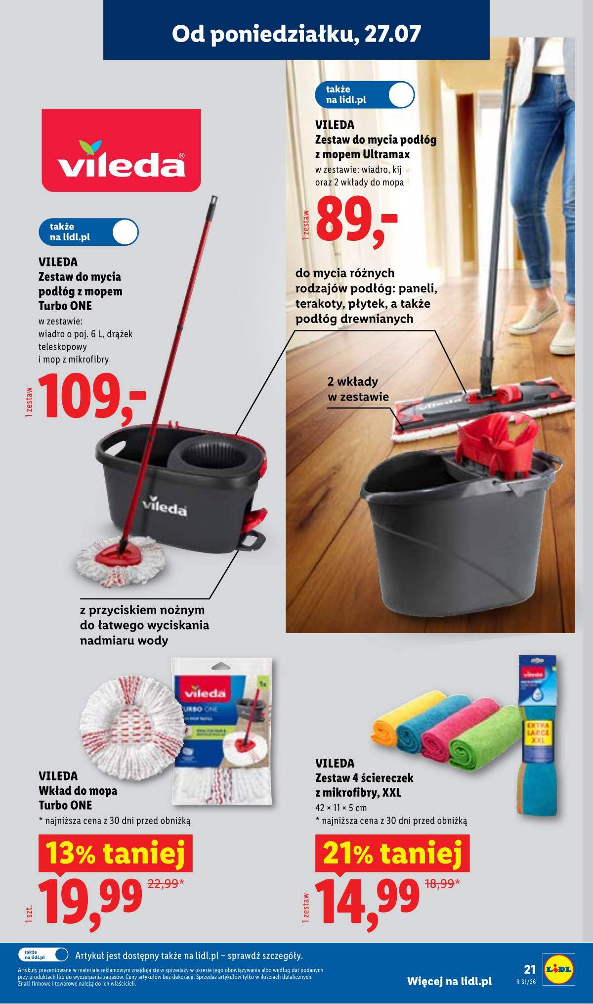 Lidl Lenkija - Gazetka ważna od 27.07. do 01.08. 21 puslapis