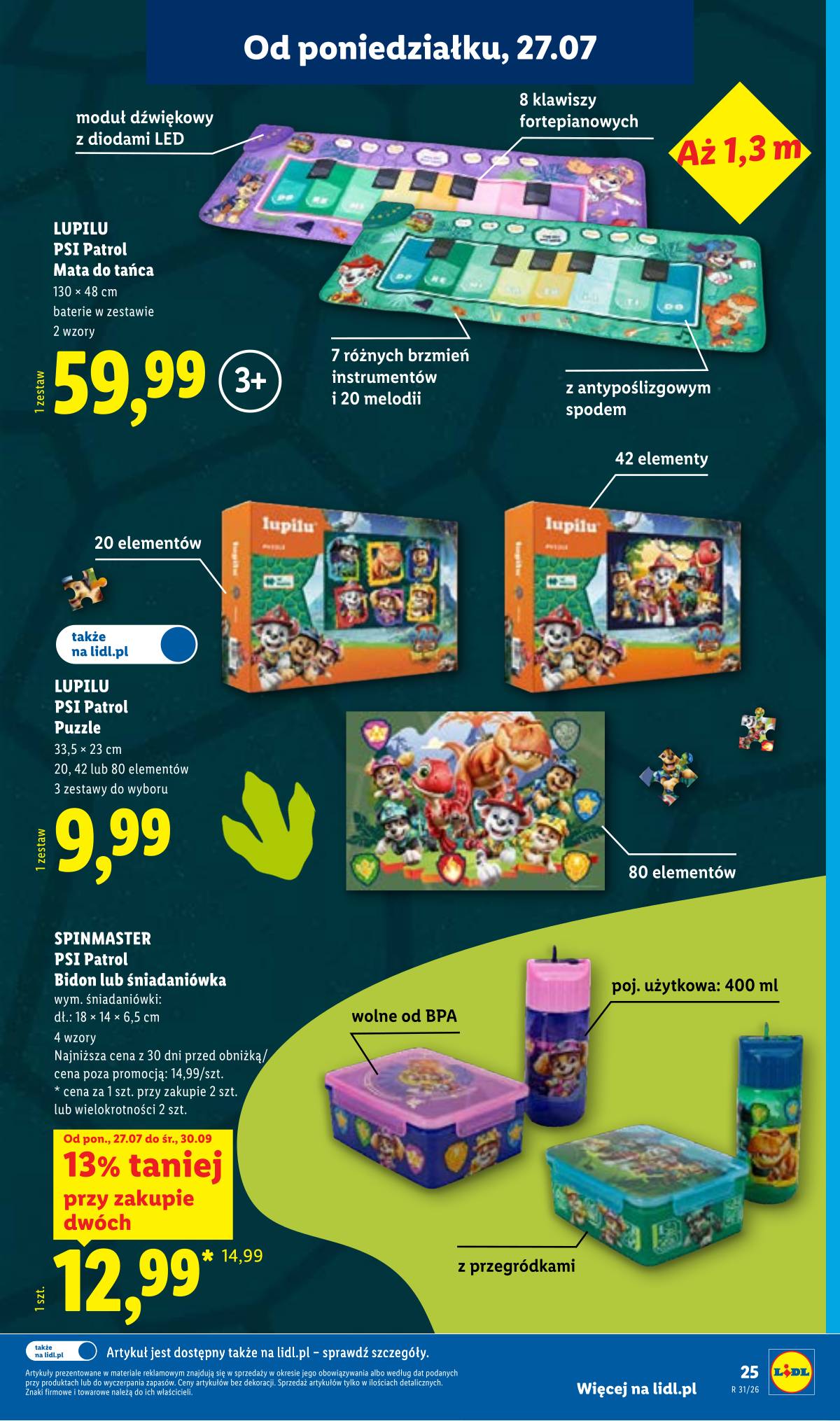 Lidl Lenkija - Gazetka ważna od 27.07. do 01.08. 27 puslapis