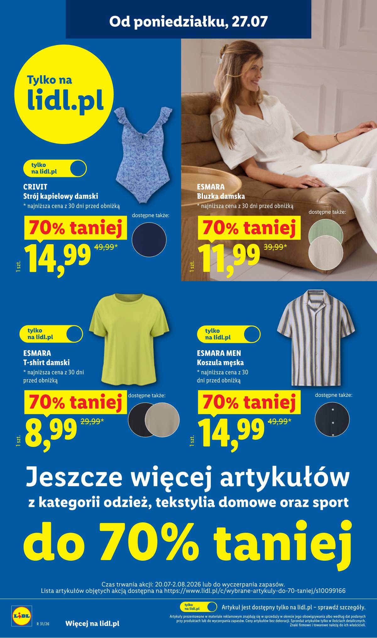 Lidl Lenkija - Gazetka ważna od 27.07. do 01.08. 34 puslapis