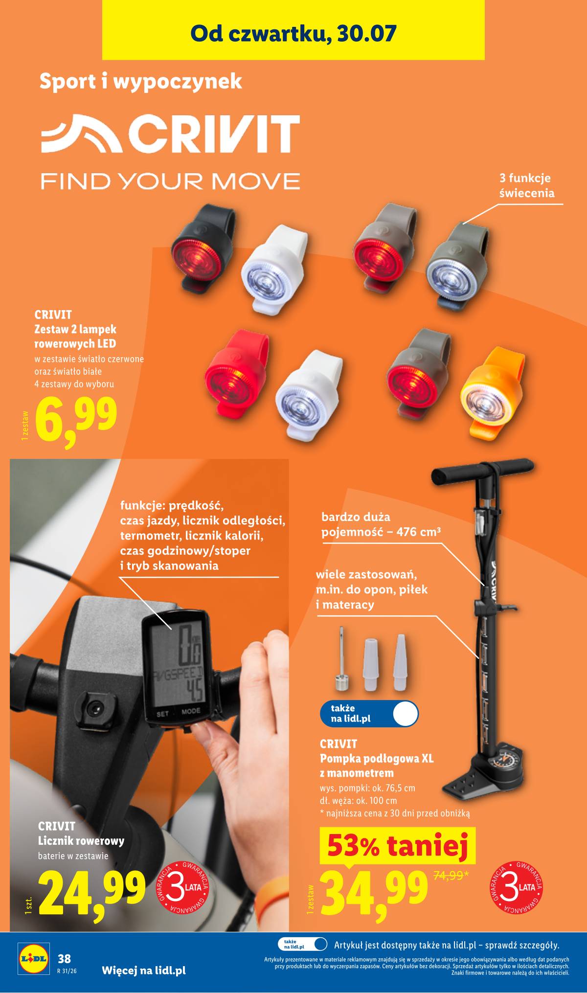 Lidl Lenkija - Gazetka ważna od 27.07. do 01.08. 44 puslapis