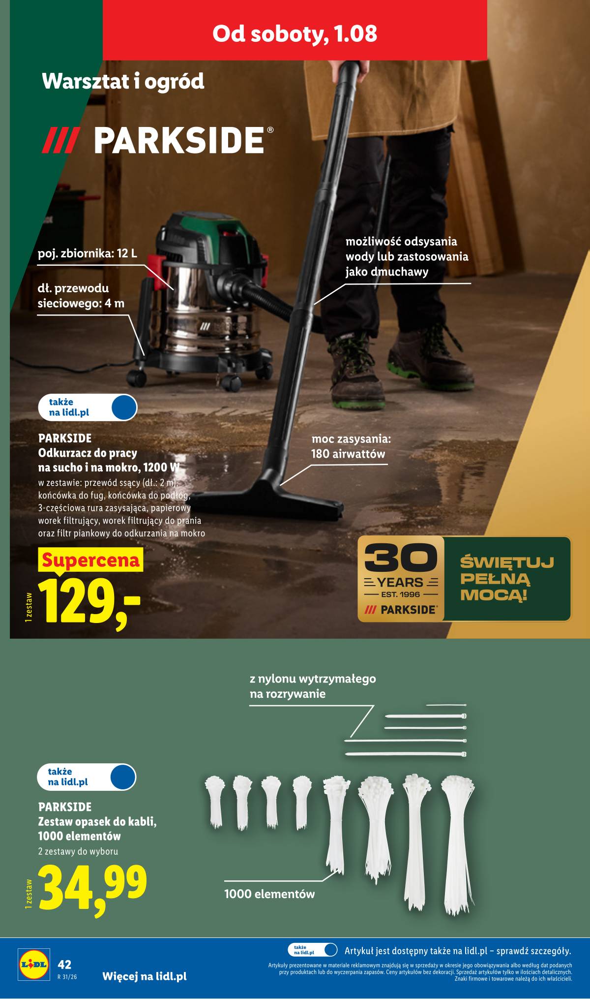 Lidl Lenkija - Gazetka ważna od 27.07. do 01.08. 48 puslapis