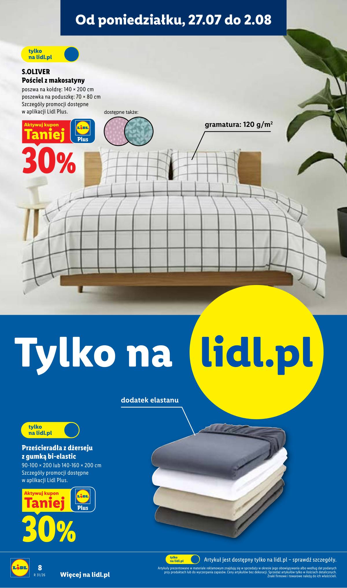 Lidl Lenkija - Gazetka ważna od 27.07. do 01.08. 8 puslapis