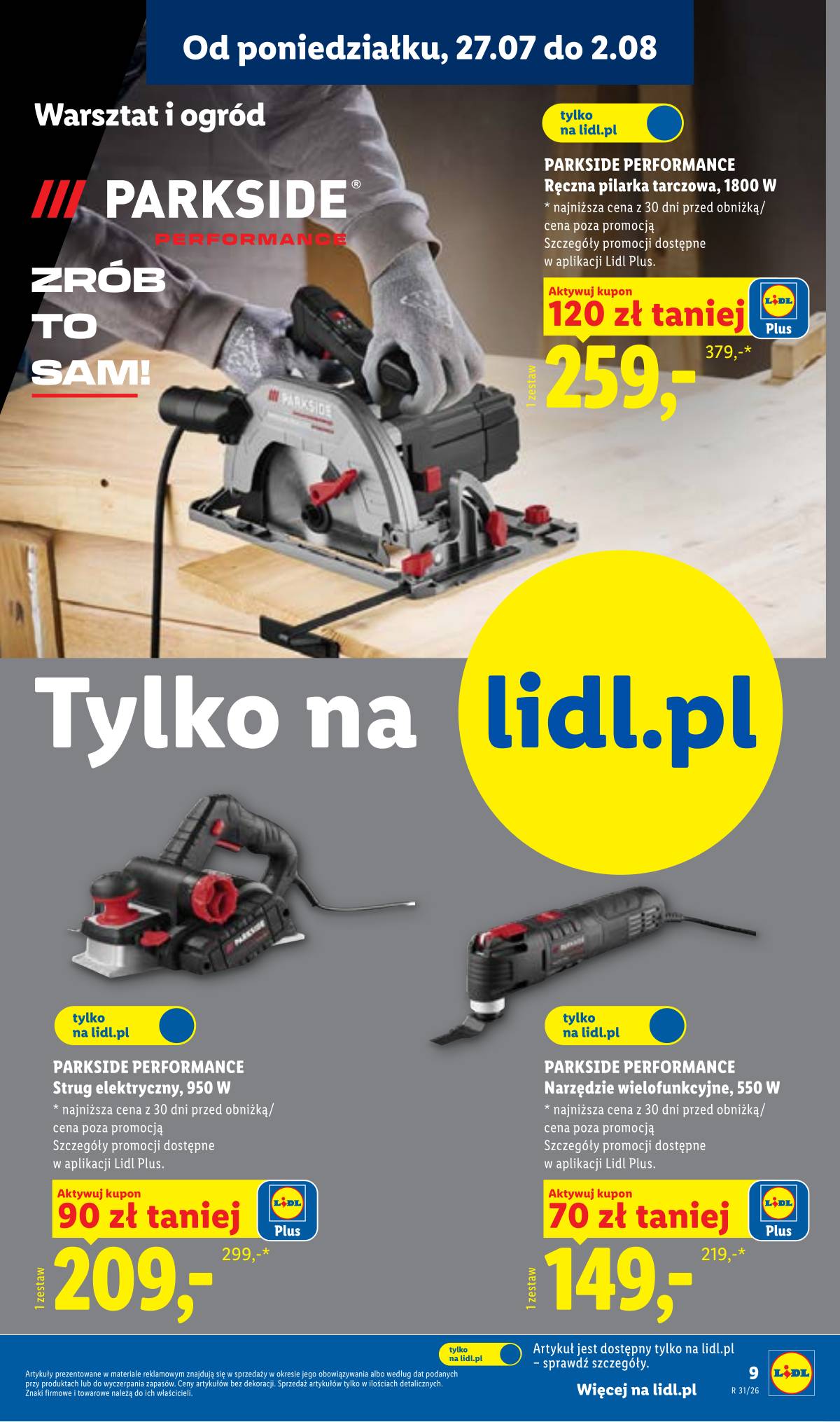 Lidl Lenkija - Gazetka ważna od 27.07. do 01.08. 9 puslapis