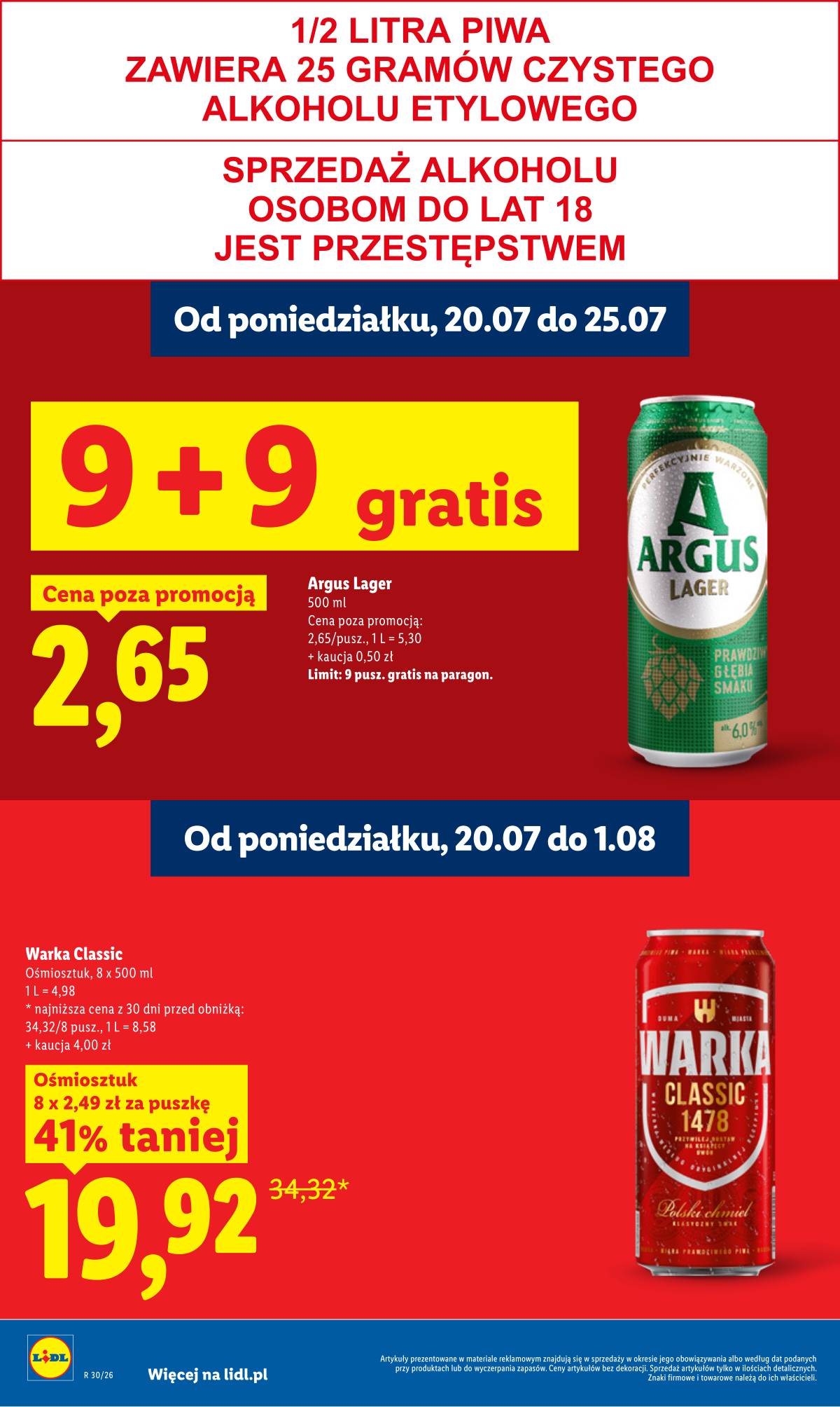 Lidl Lenkija - Gazetka ważna od 23.07. do 25.07. 40 puslapis