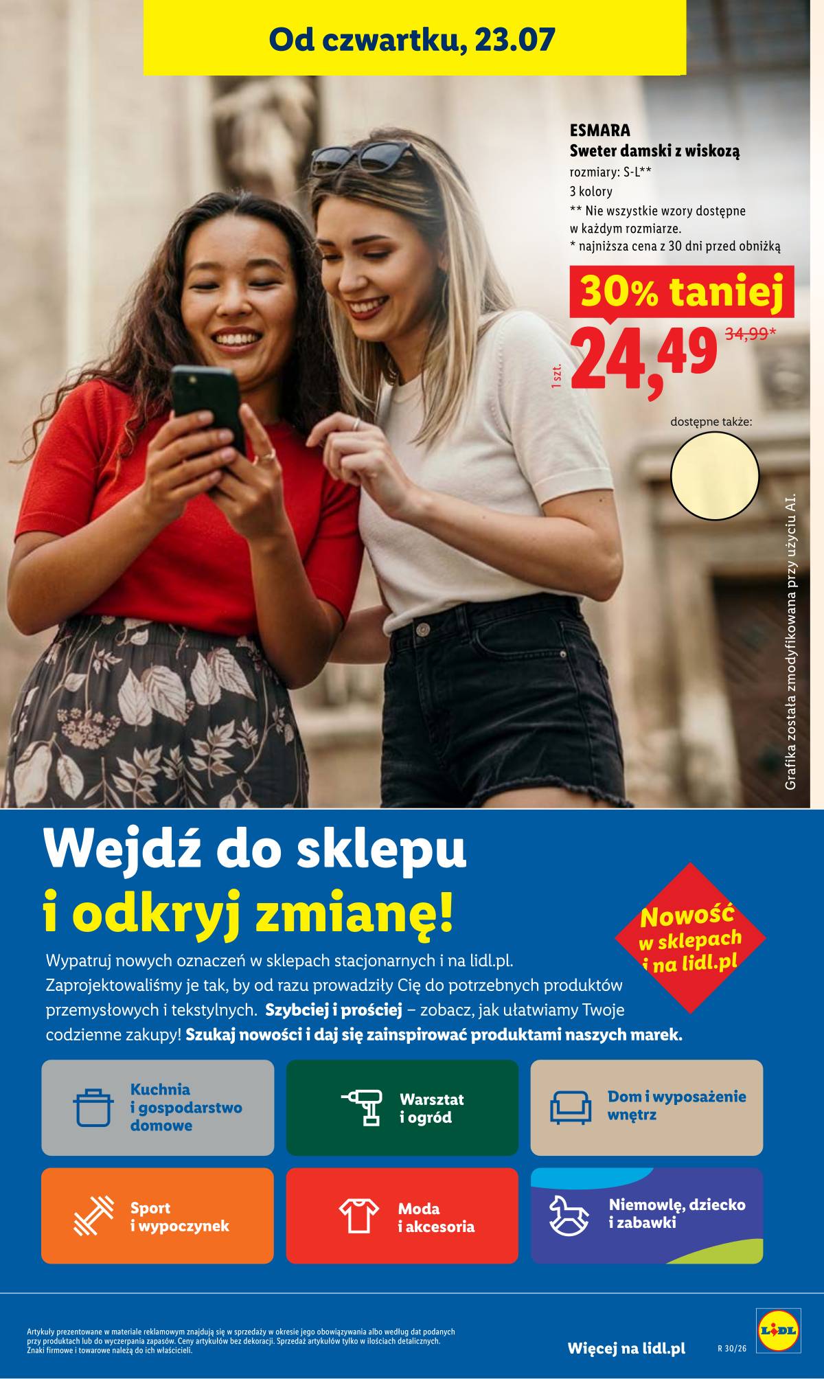 Lidl Lenkija - Gazetka ważna od 23.07. do 25.07. 47 puslapis