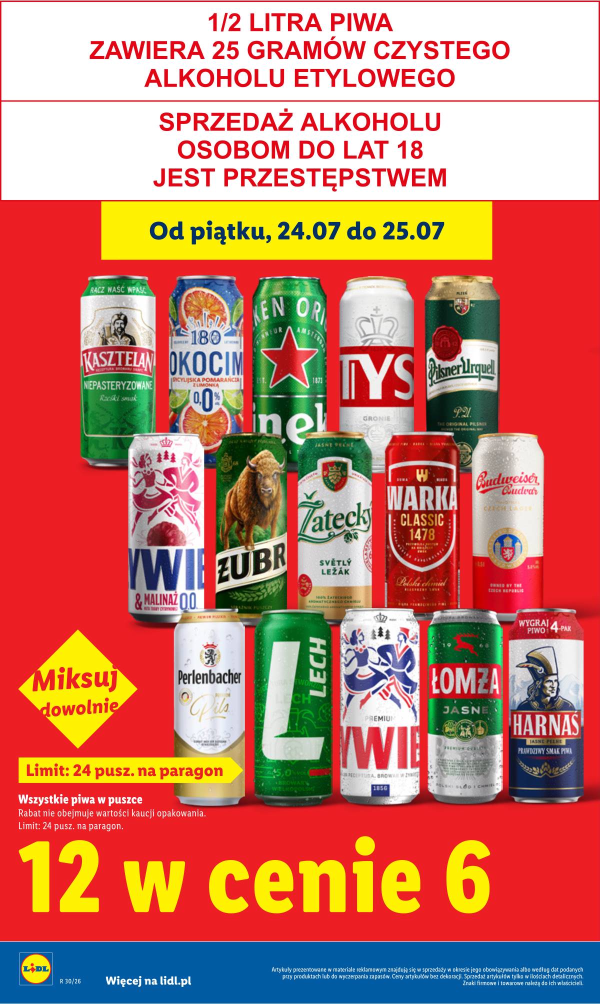 Lidl Lenkija - Gazetka ważna od 23.07. do 25.07. 6 puslapis