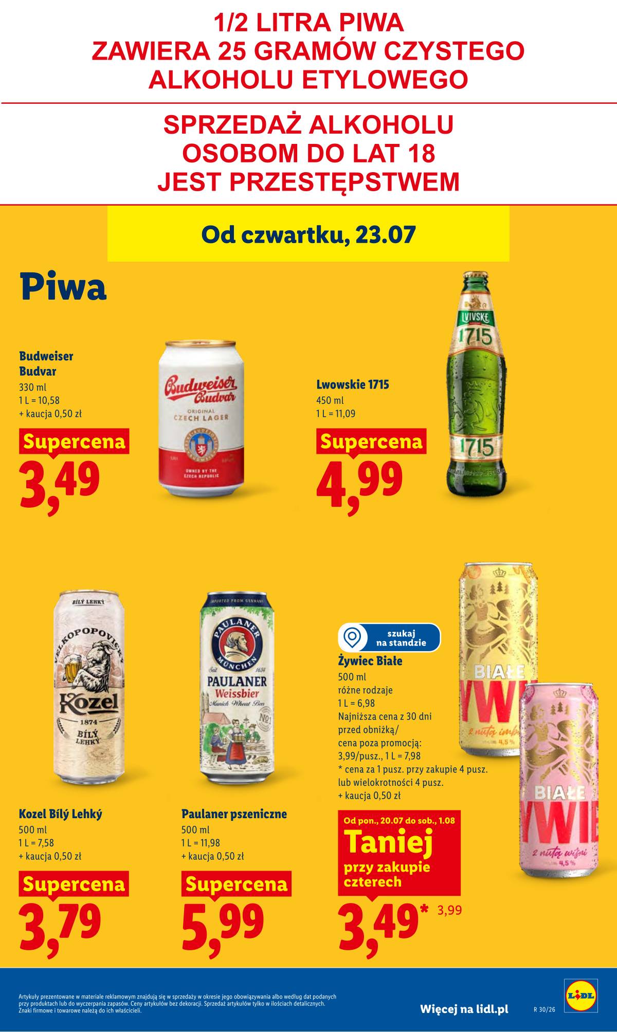 Lidl Lenkija - Gazetka ważna od 23.07. do 25.07. 81 puslapis