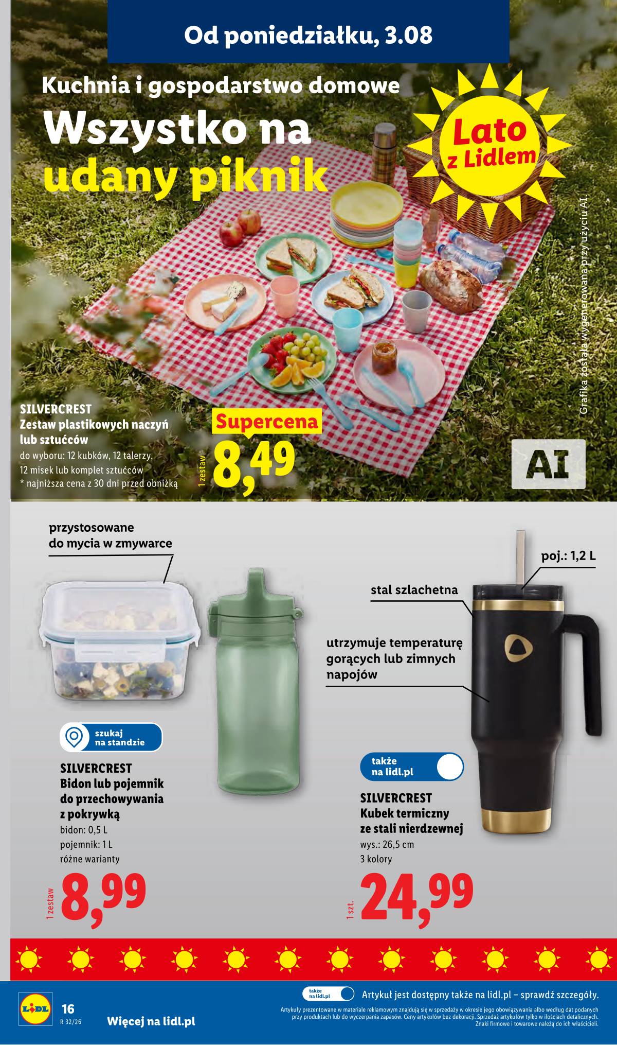 Lidl Lenkija - Gazetka ważna od 03.08. do 08.08. 18 puslapis
