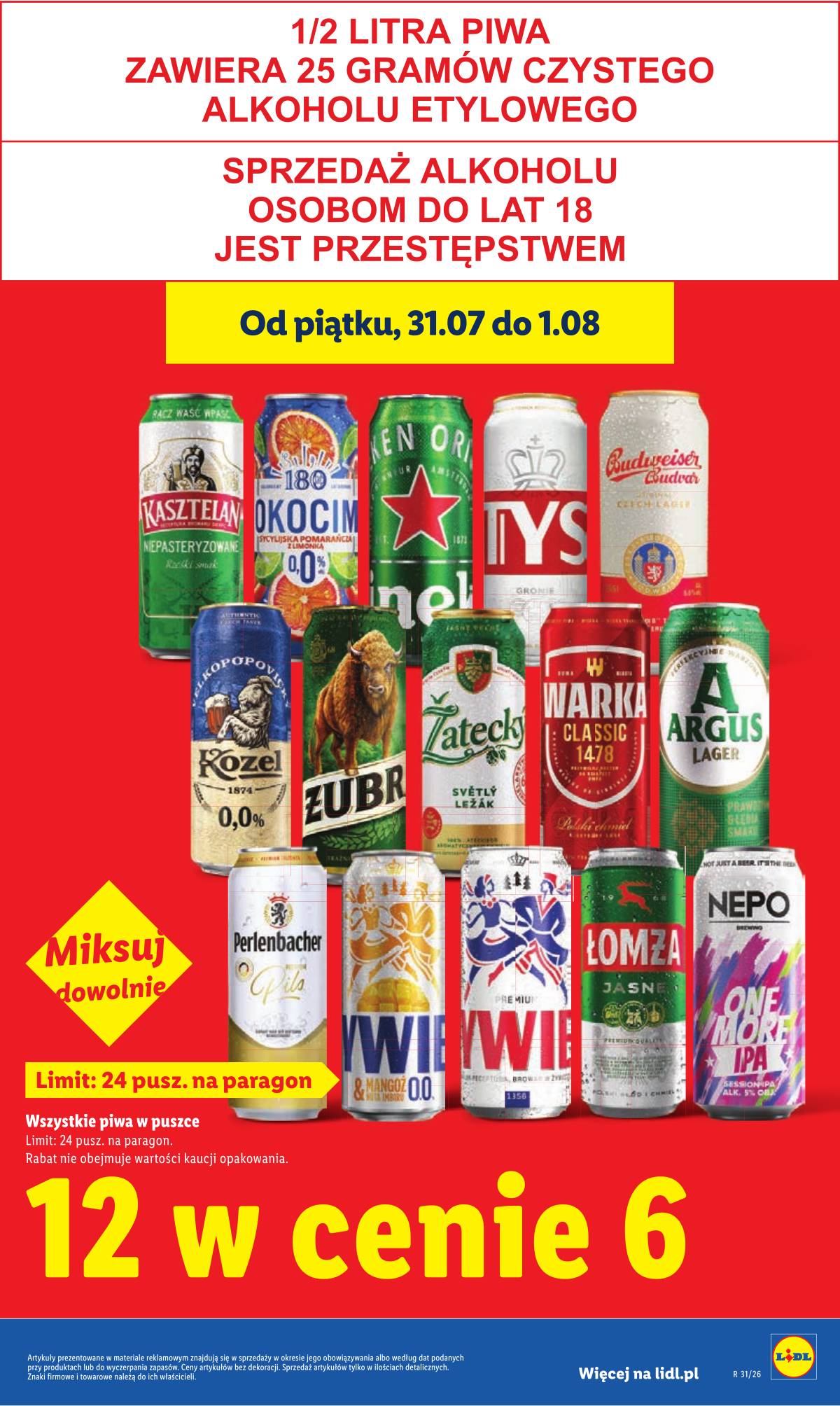 Lidl Lenkija - Gazetka ważna od 30.07. do 01.08. 11 puslapis