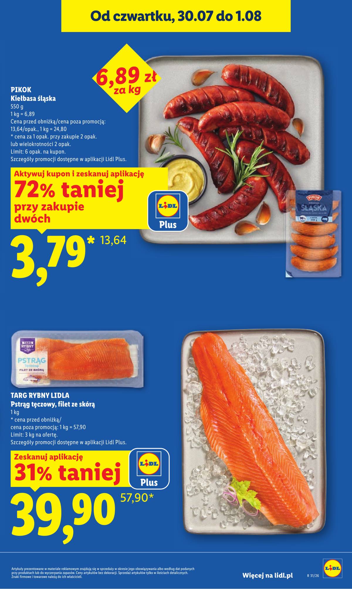 Lidl Lenkija - Gazetka ważna od 30.07. do 01.08. 13 puslapis