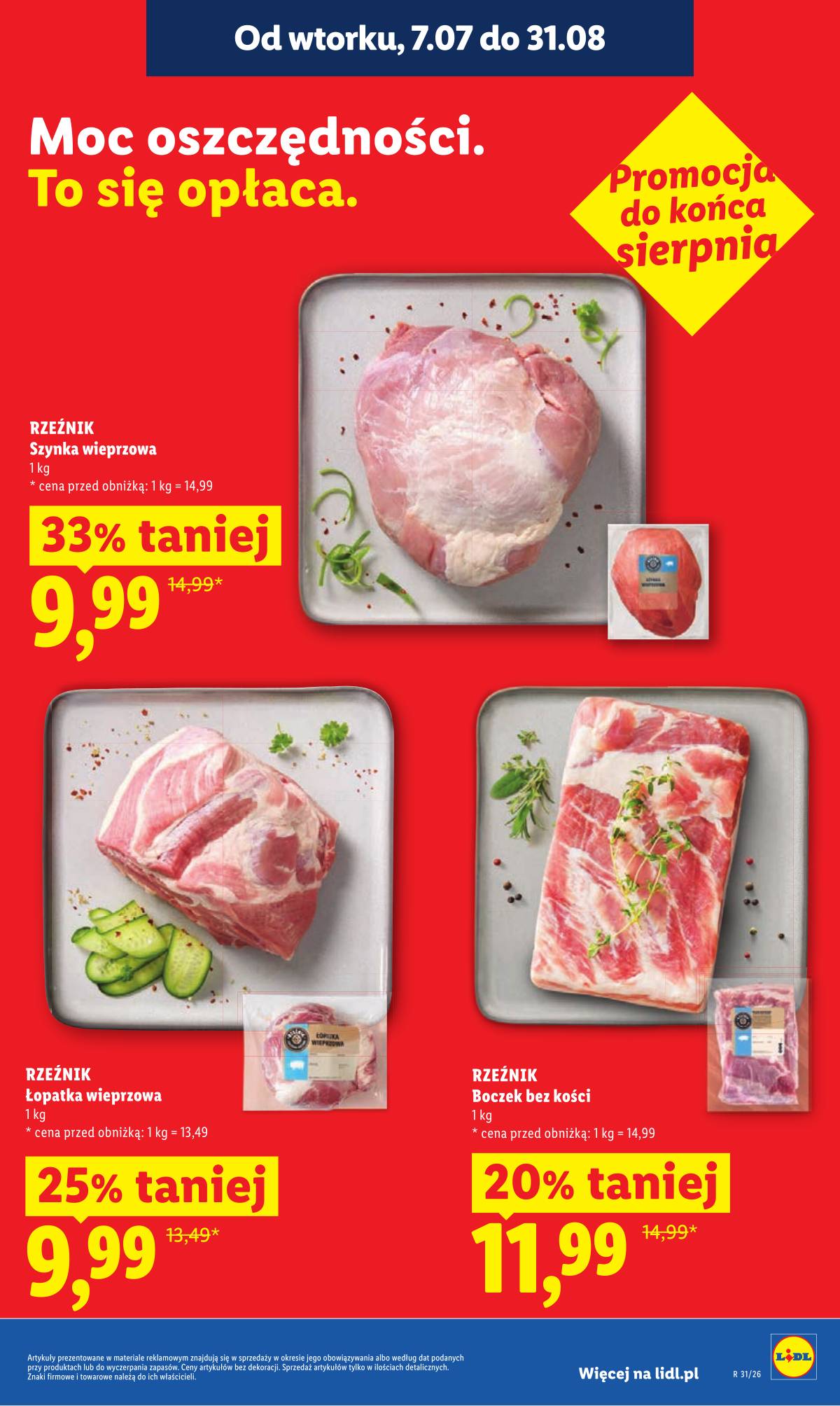 Lidl Lenkija - Gazetka ważna od 30.07. do 01.08. 17 puslapis