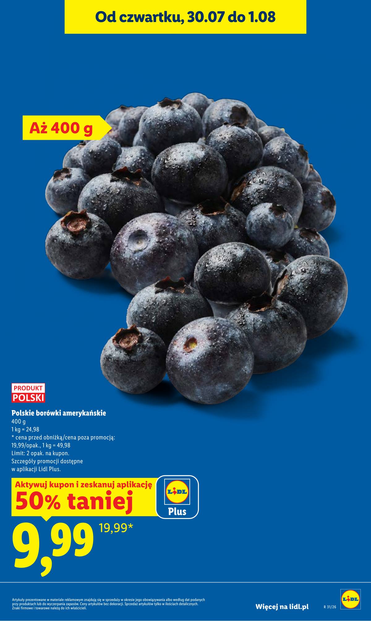 Lidl Lenkija - Gazetka ważna od 30.07. do 01.08. 19 puslapis