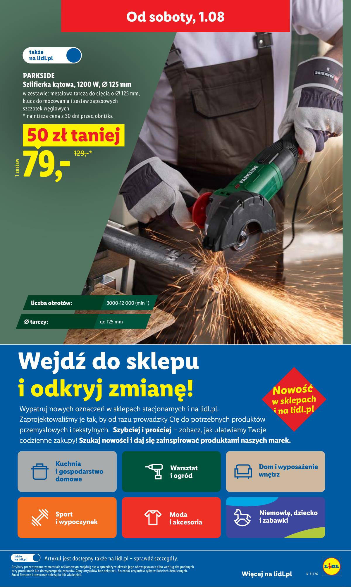 Lidl Lenkija - Gazetka ważna od 30.07. do 01.08. 43 puslapis