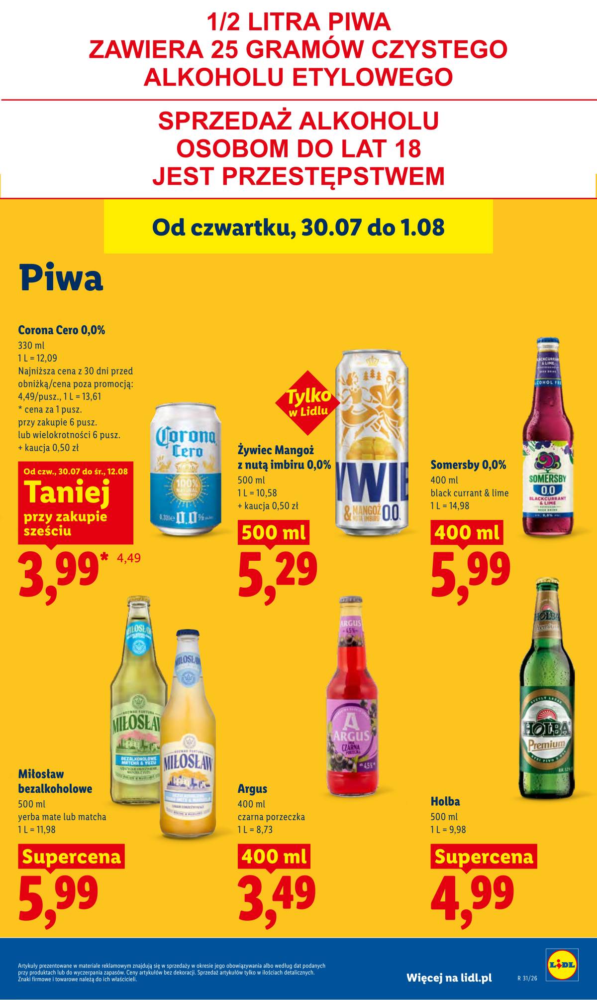 Lidl Lenkija - Gazetka ważna od 30.07. do 01.08. 79 puslapis