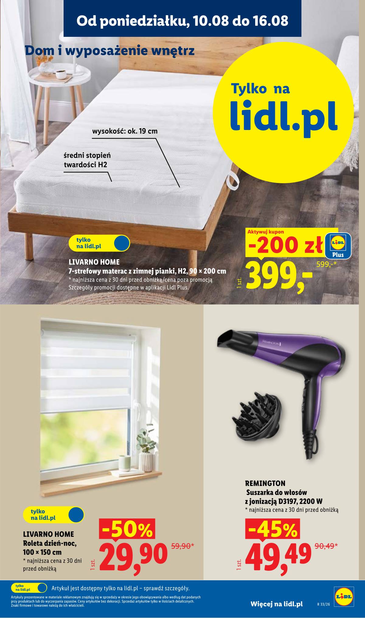 Lidl Lenkija - Gazetka ważna od 10.08. do 14.08. 33 puslapis