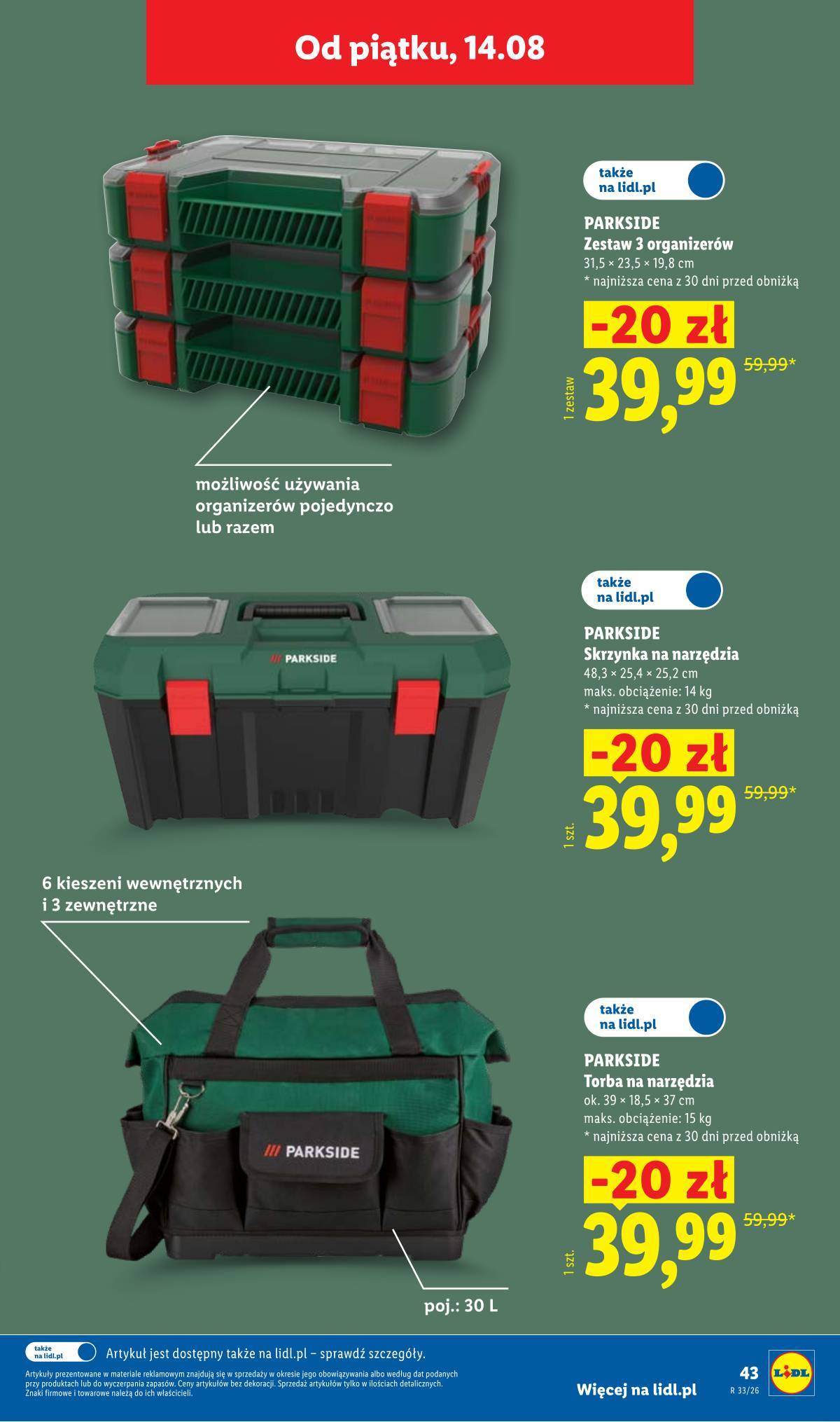 Lidl Lenkija - Gazetka ważna od 10.08. do 14.08. 53 puslapis