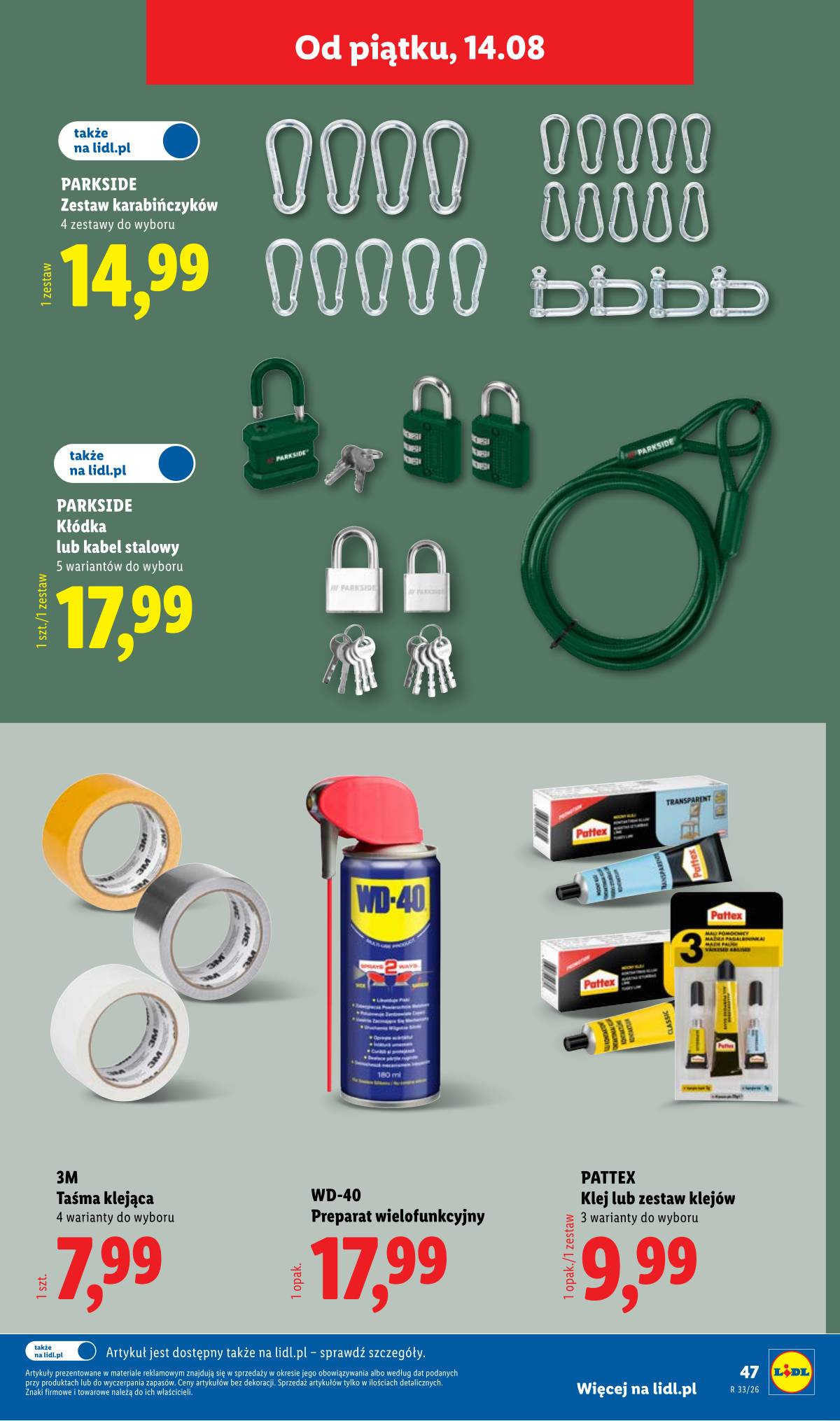 Lidl Lenkija - Gazetka ważna od 10.08. do 14.08. 57 puslapis