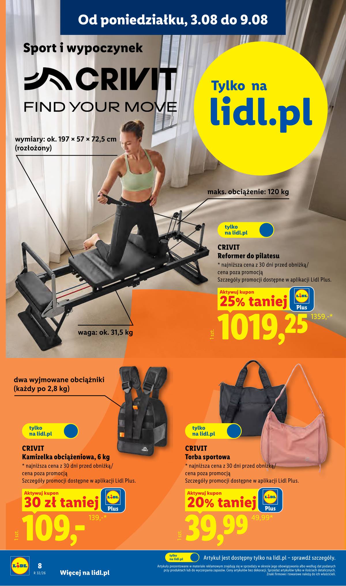 Lidl Lenkija - Gazetka ważna od 03.08. do 08.08. 10 puslapis