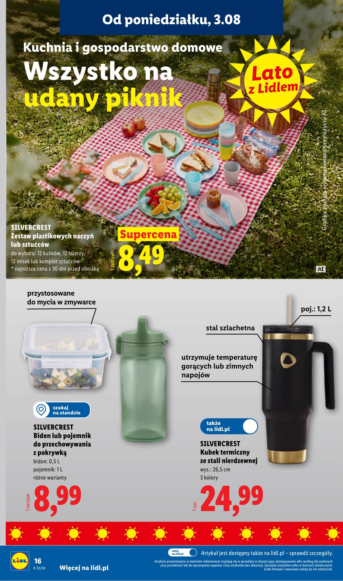 Lidl Lenkija - Gazetka ważna od 03.08. do 08.08. 18 puslapis