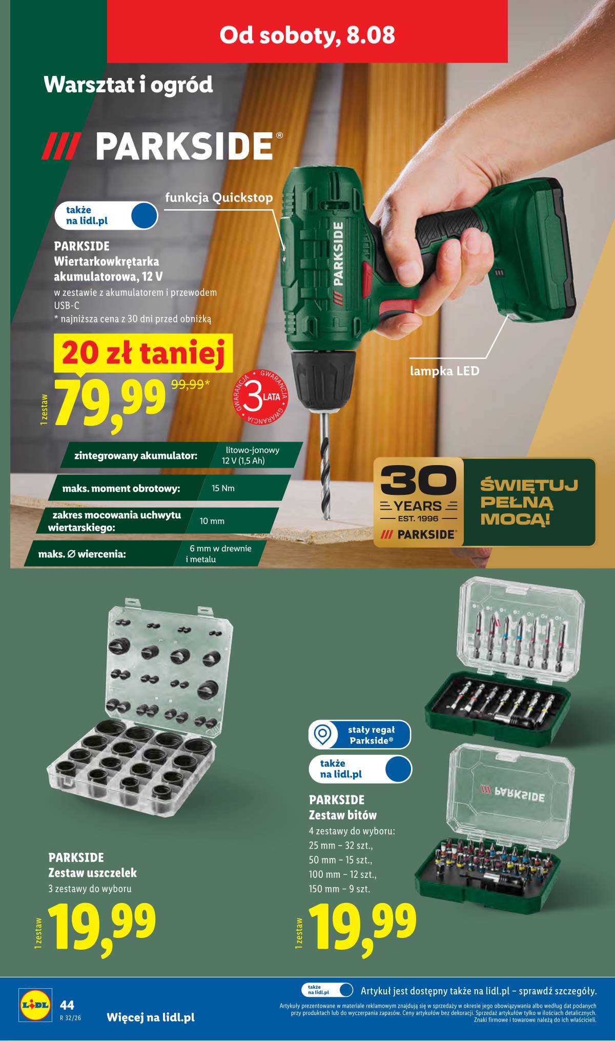 Lidl Lenkija - Gazetka ważna od 03.08. do 08.08. 52 puslapis