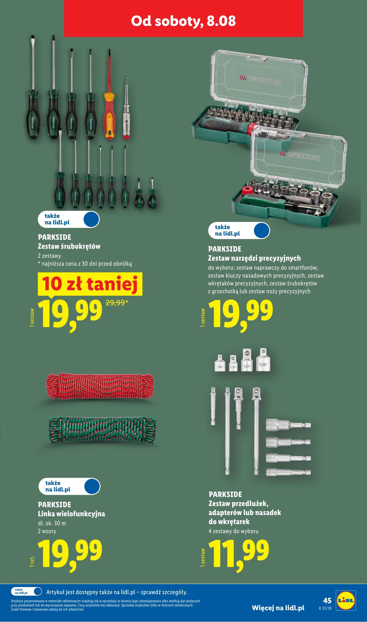 Lidl Lenkija - Gazetka ważna od 03.08. do 08.08. 53 puslapis